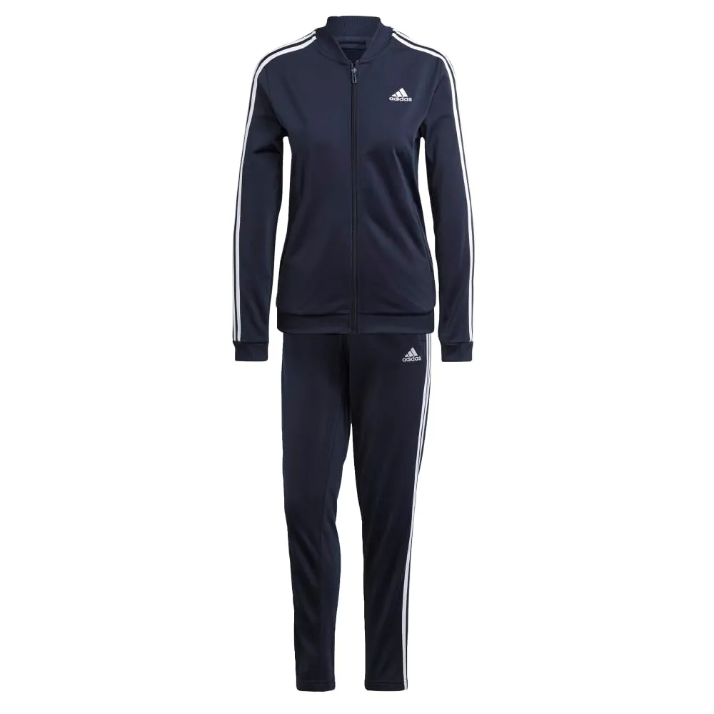 adidas Essentials Tuta da donna con 3 strisce, Inchiostro Legend, M - immagine 1