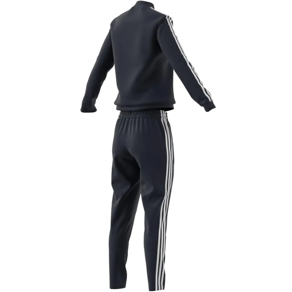 adidas Tuta da donna Essentials con 3 strisce, Inchiostro/Bianco, M - immagine 5