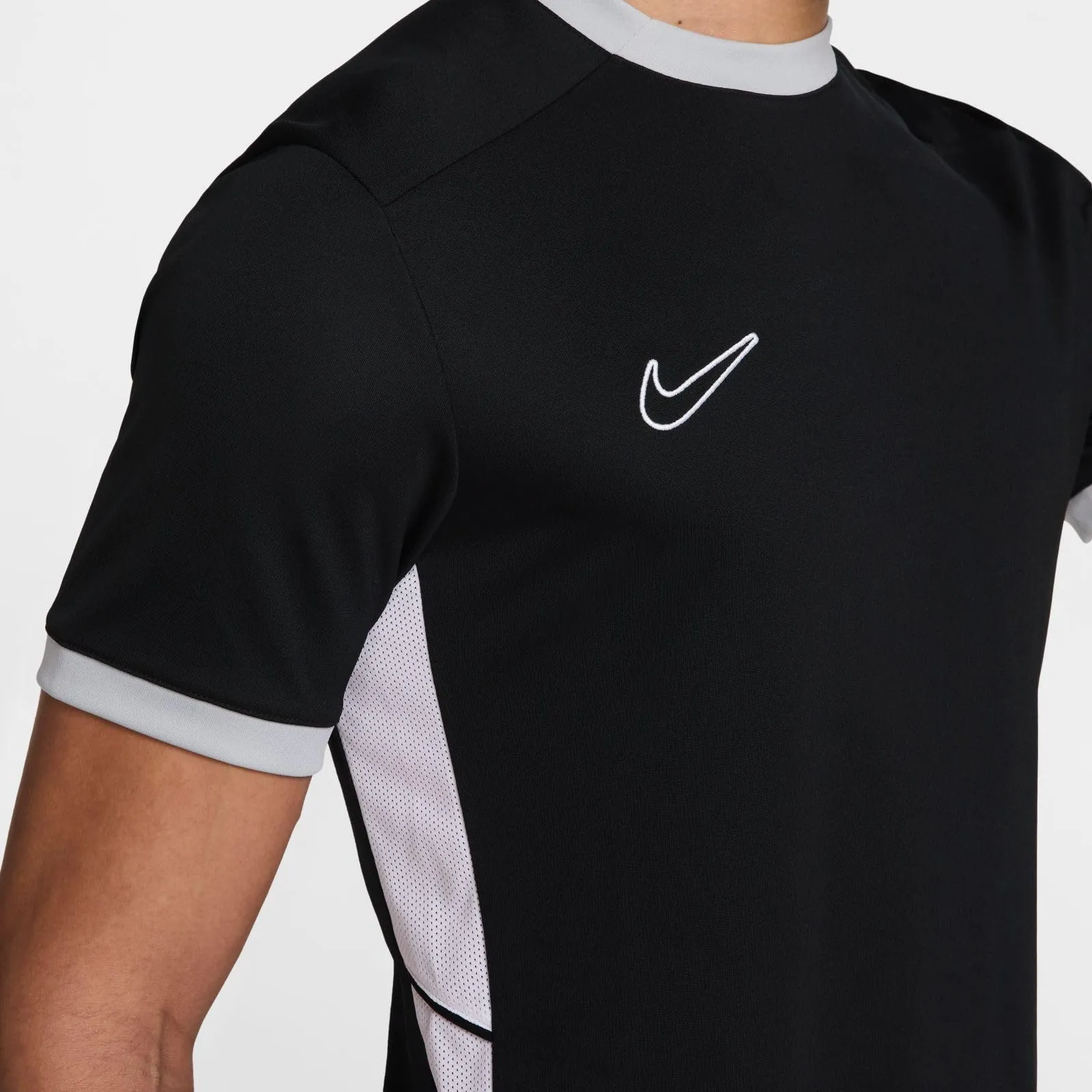 Nike Dri-Fit Academy 25 T-Shirt Black/Wolf Grey/White/White M - immagine 7