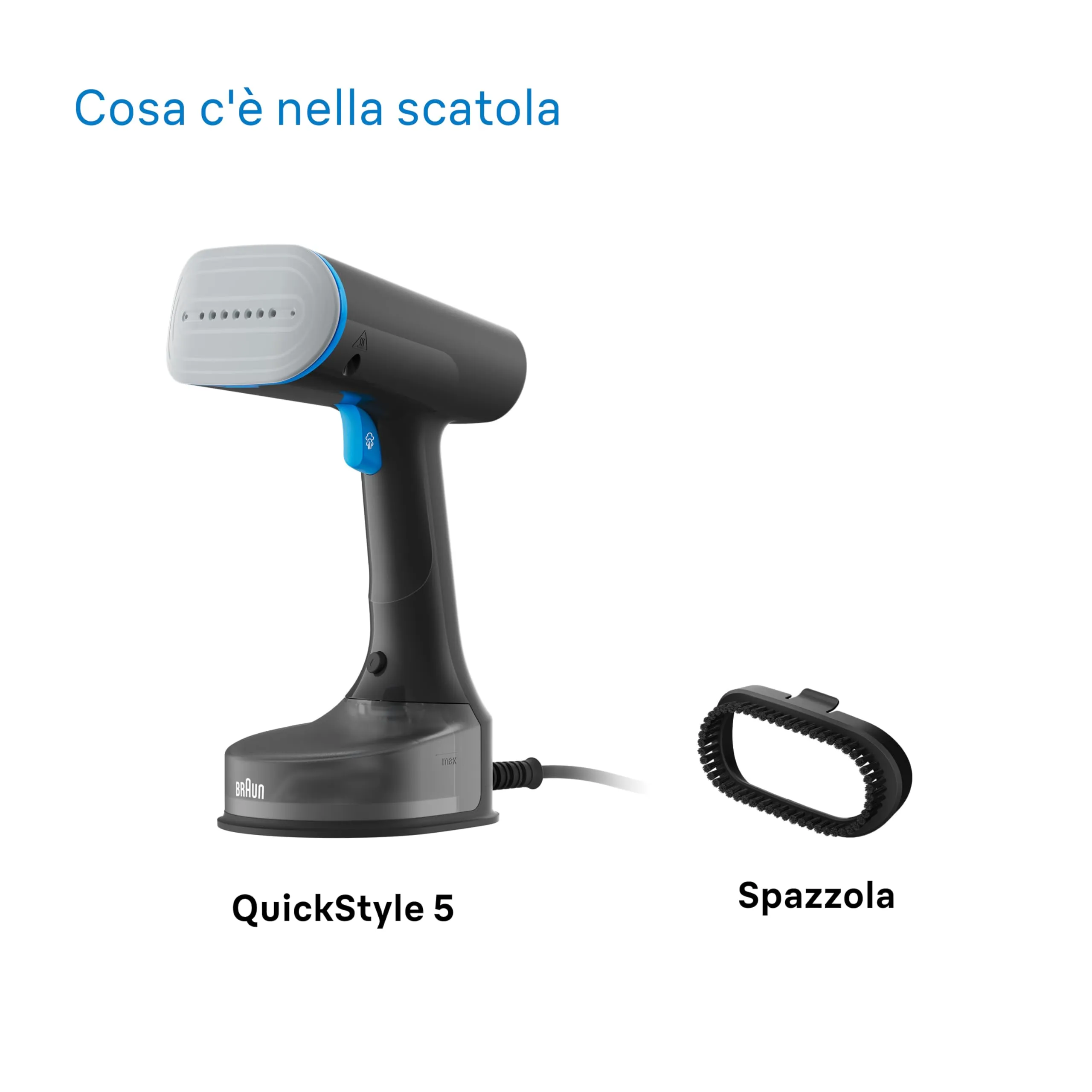 Braun QuickStyle 5 GS5031BL Piastra a Vapore Dual FreeGlide 3D - immagine 9