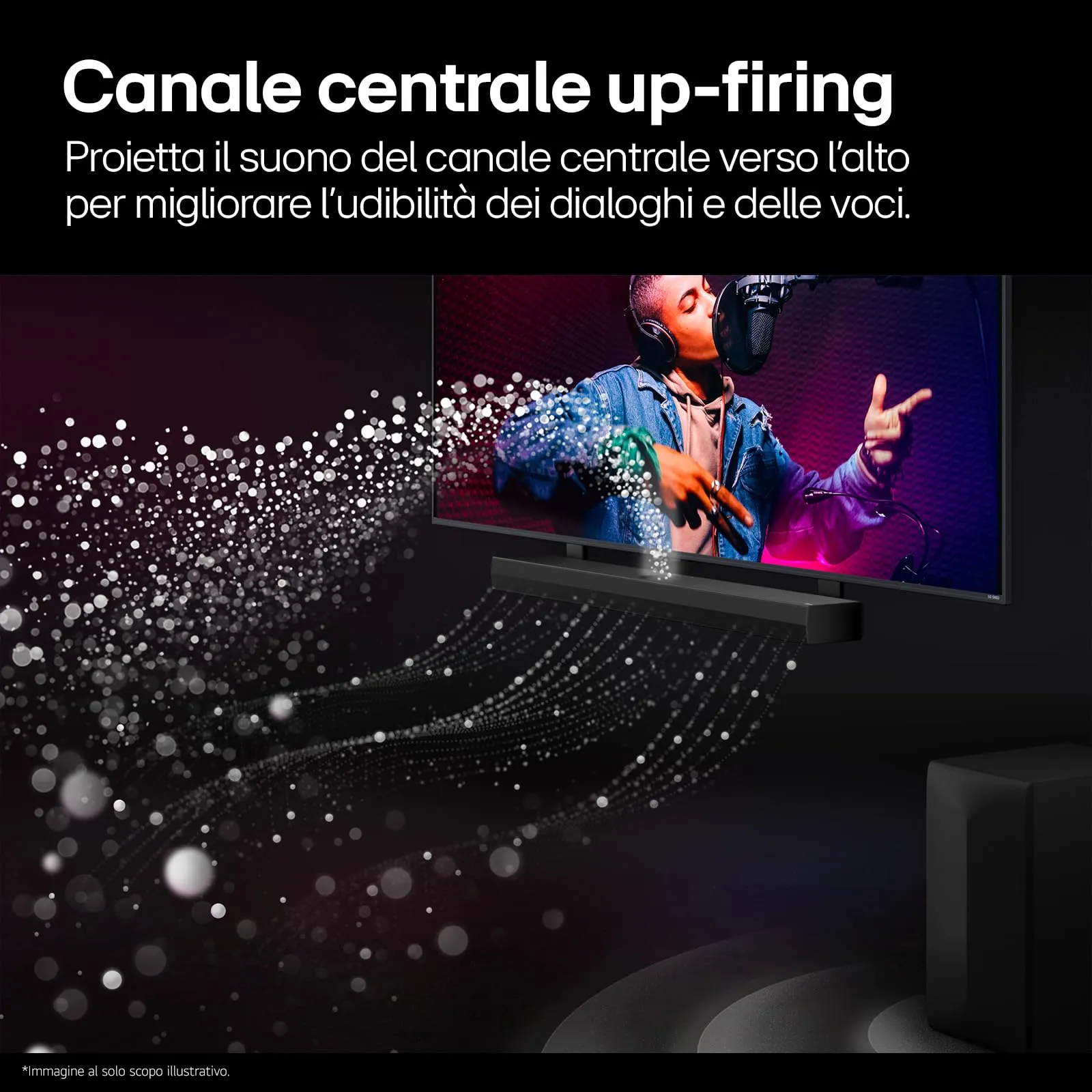 LG S70TR Soundbar 5.1.1 Canali con Subwoofer Wireless e Casse Posteriori, Dolby Atmos, DTS:X, HDMI Passthrough 4K 120Hz, AI Sound Pro - immagine 3