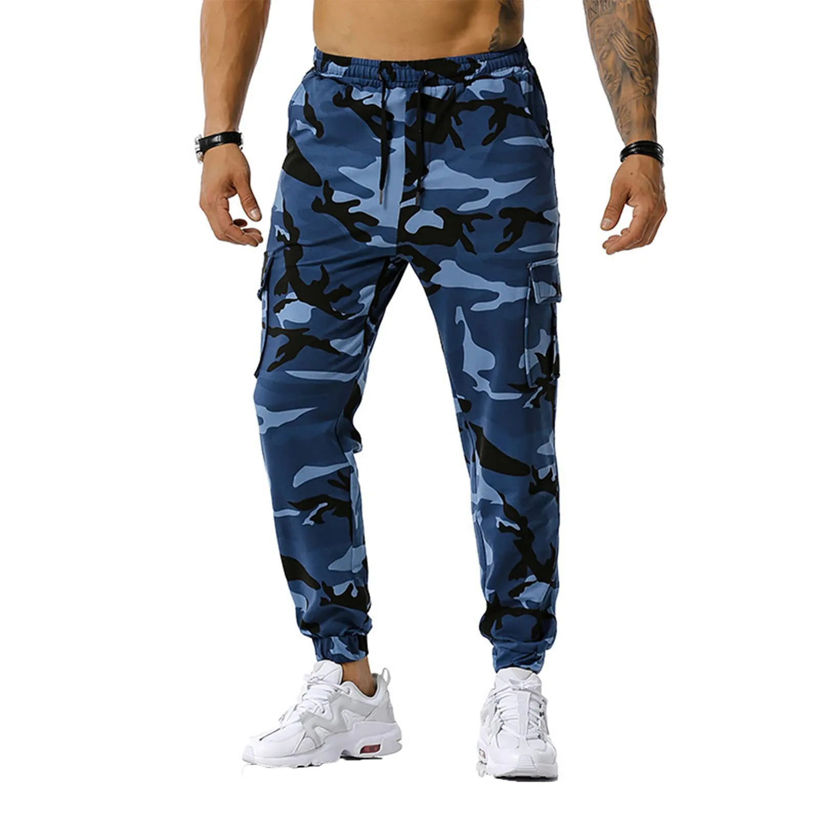 MOKBAY Pantaloni Uomo Lavoro Tattici Cargo Slim Fit Impermeabili XXL - immagine 1