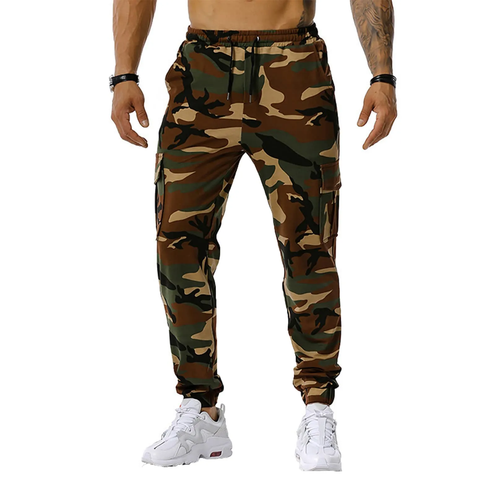 MOKBAY Pantaloni da Lavoro Cargo Uomo Slim Fit Impermeabili, 3XL - immagine 1