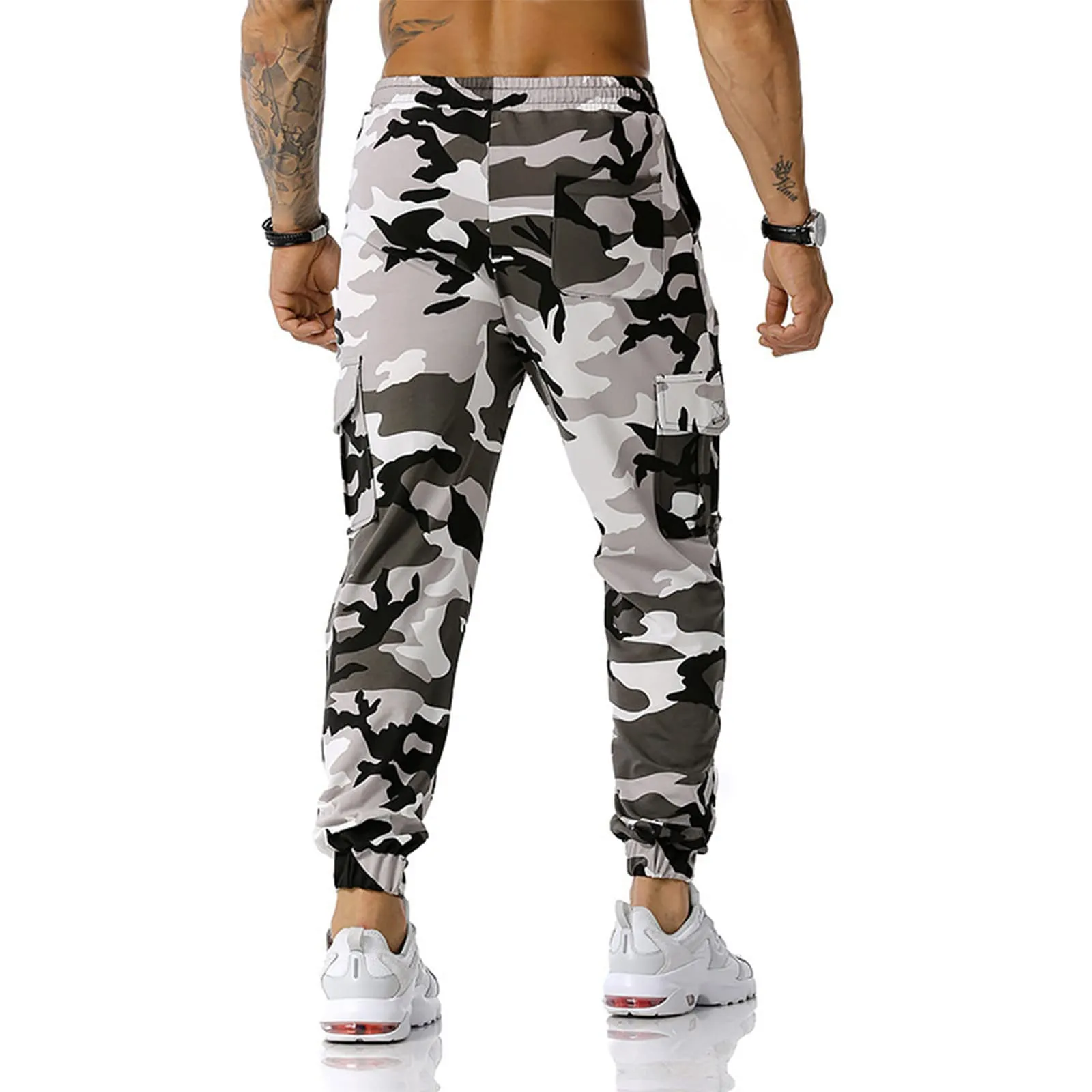 MOKBAY Pantaloni Cargo Uomo Slim Fit Tattici Impermeabili, S - immagine 5