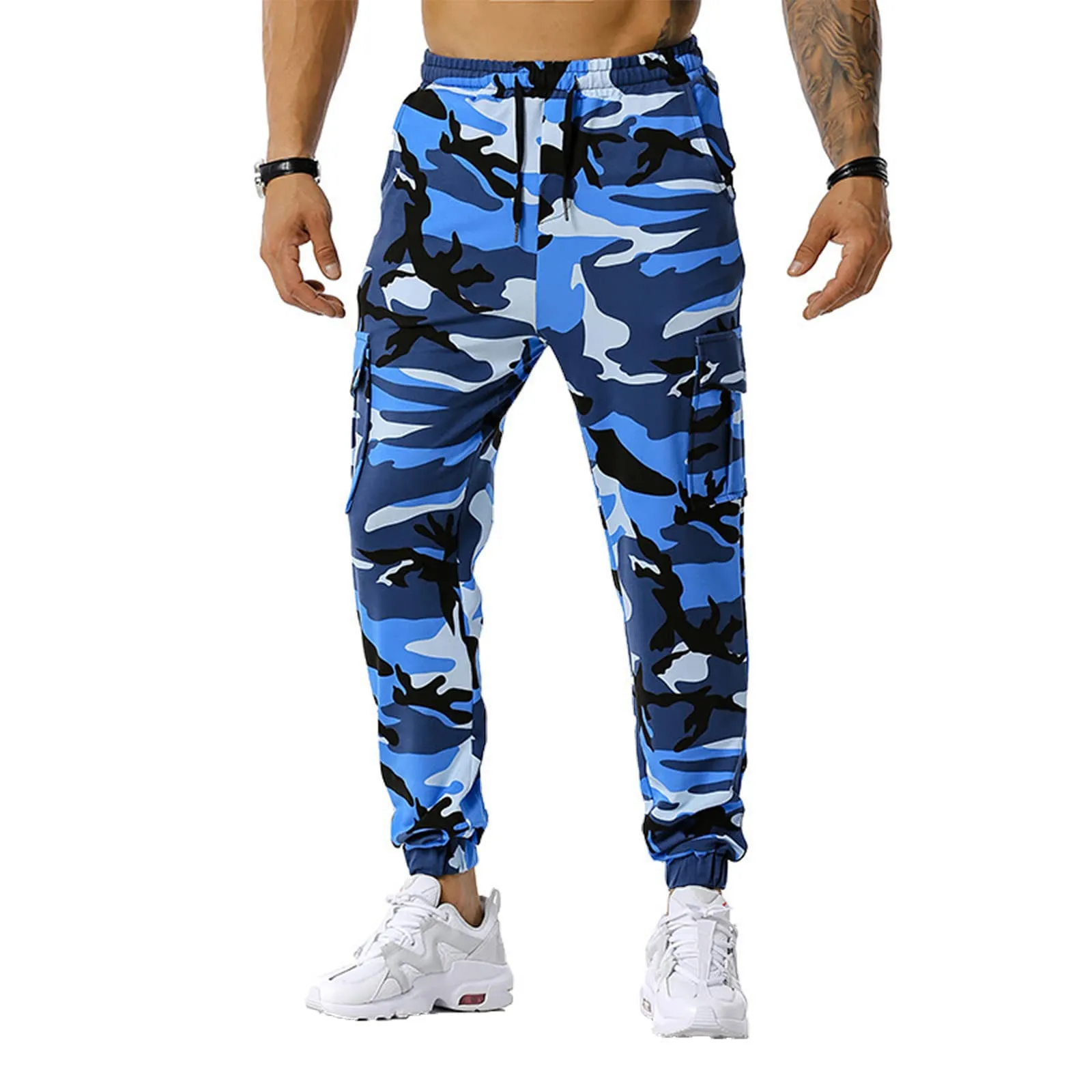 MOKBAY Pantaloni Cargo Uomo Tattici Impermeabili Elasticizzati, 3XL - immagine 1