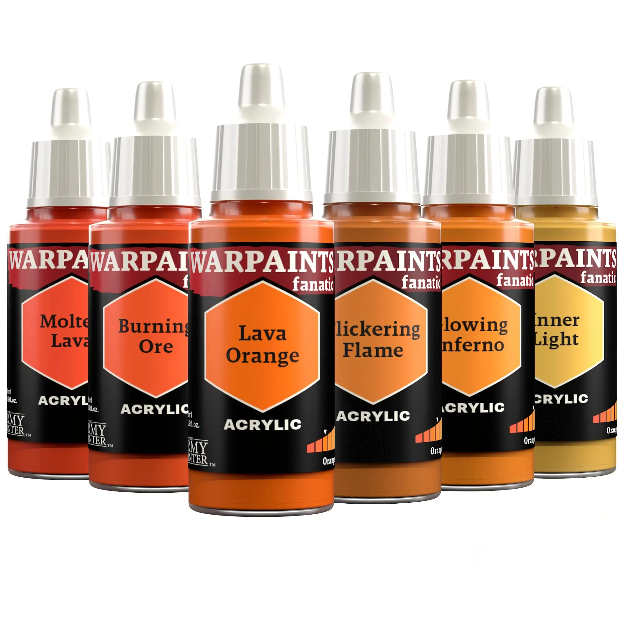The Army Painter Warpaints Fanatic Flexible Triad: Oranges 6x18ml - immagine 1