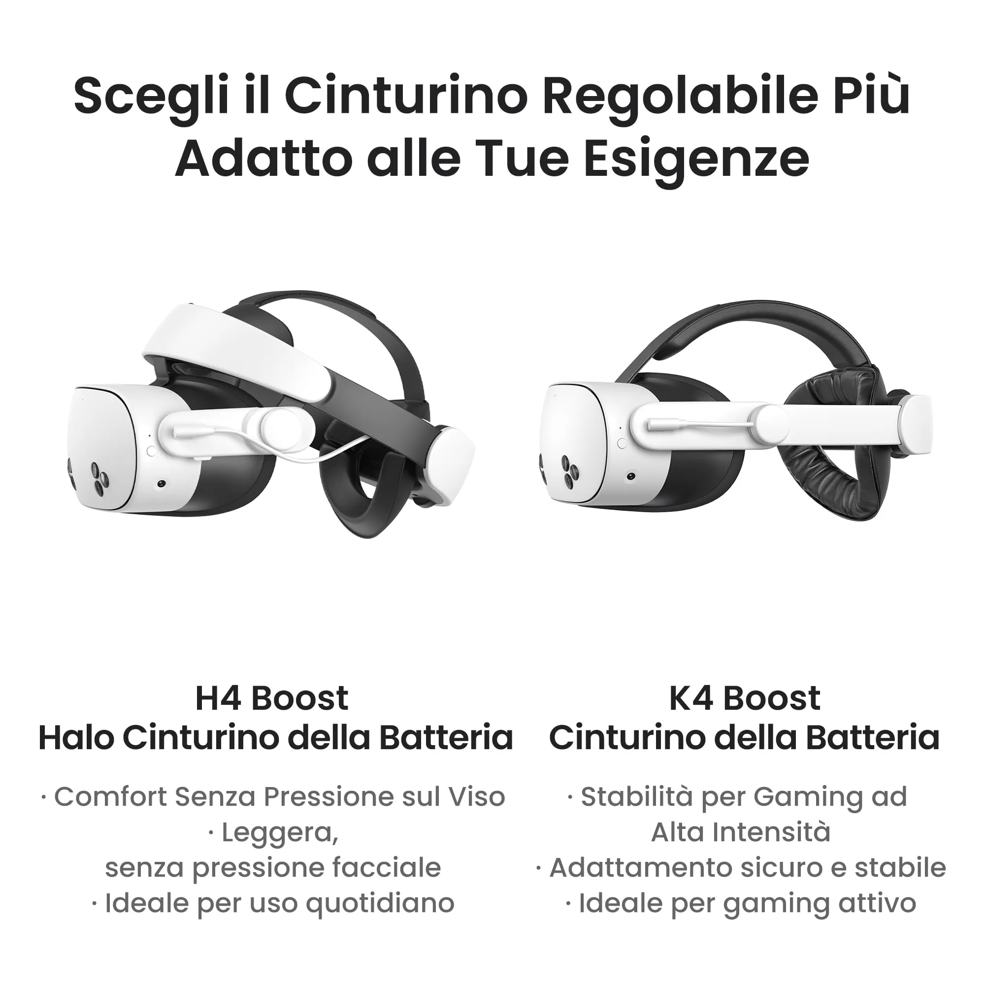 KIWI design K4 Boost Head Strap with Battery for Quest 3/3S - immagine 7