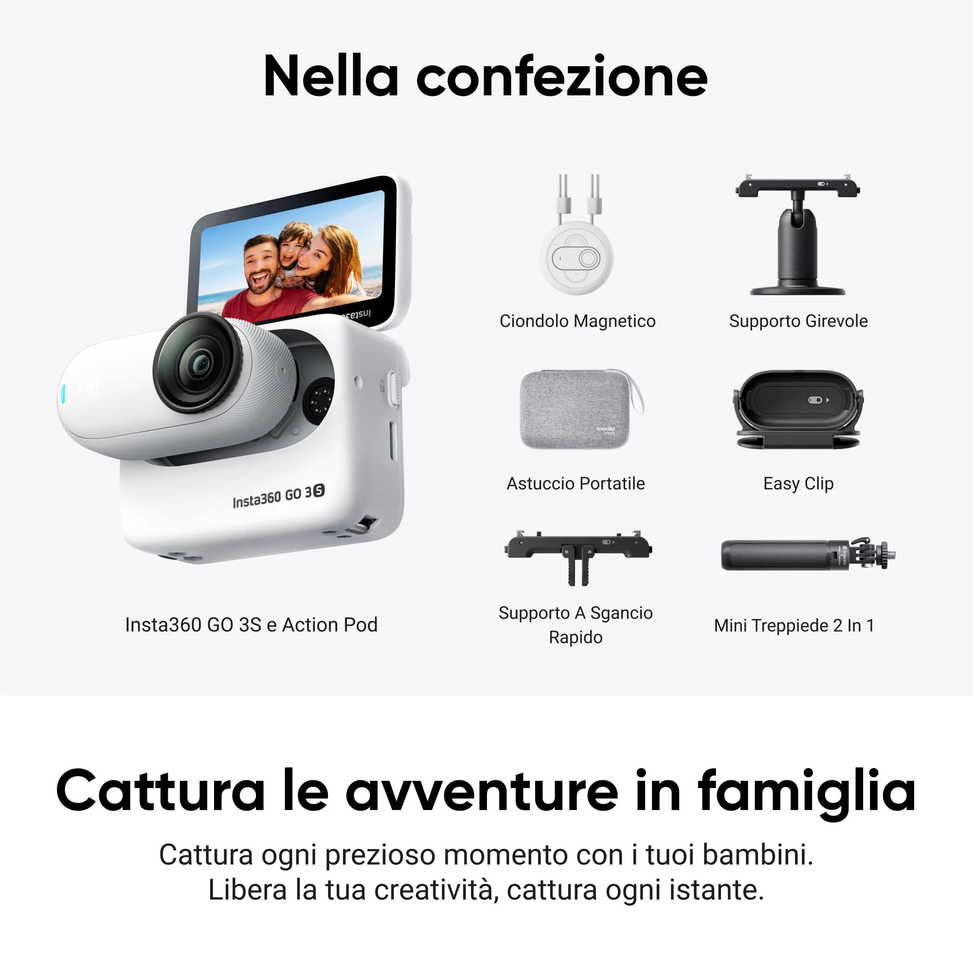 Insta360 GO 3S Pack Viaggio (128GB) - immagine 9