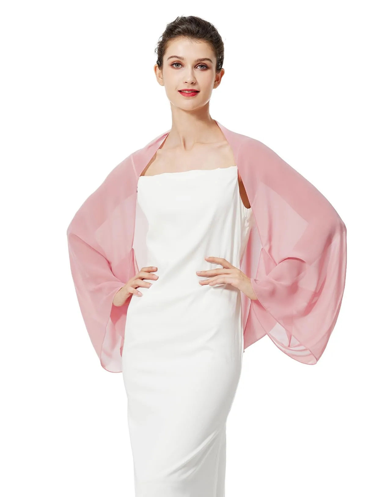 BEAUTELICATE Scialle Coprispalle in Chiffon per Donna - immagine 1