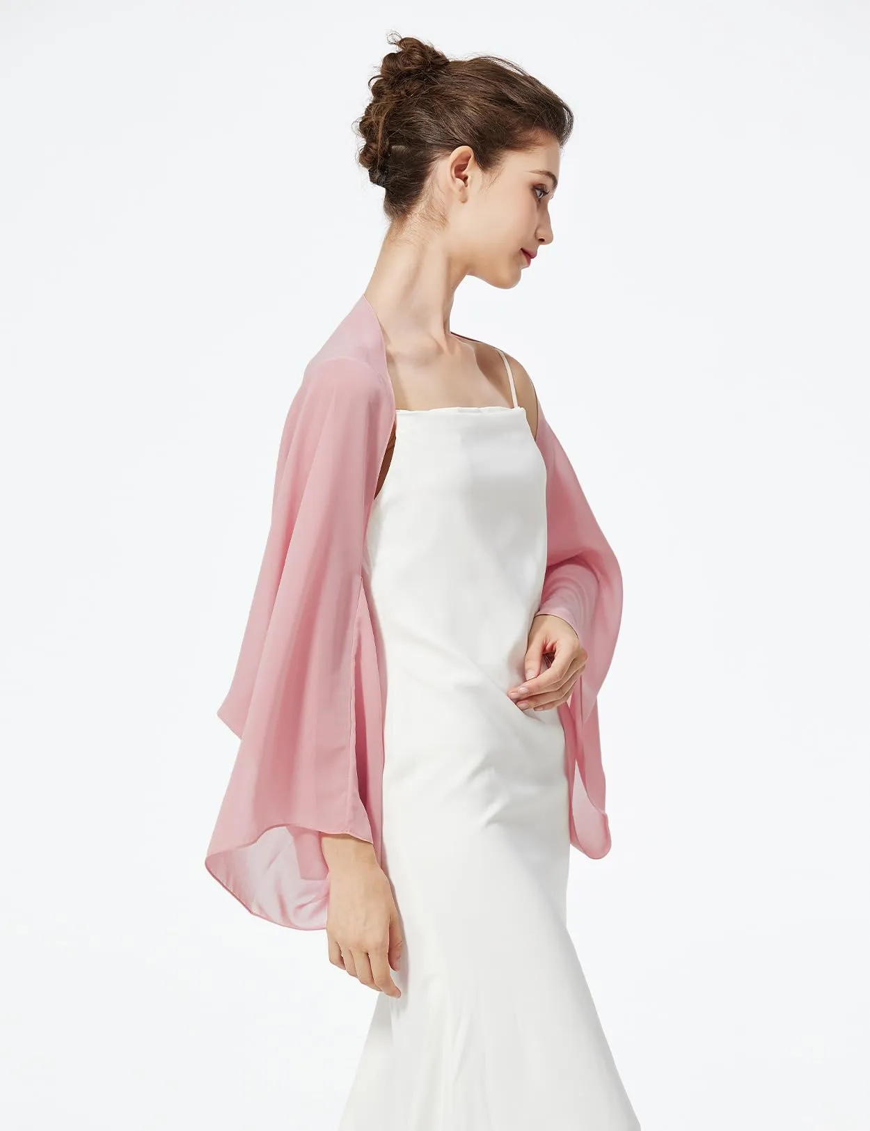 BEAUTELICATE Scialle Coprispalle in Chiffon per Donna - immagine 2