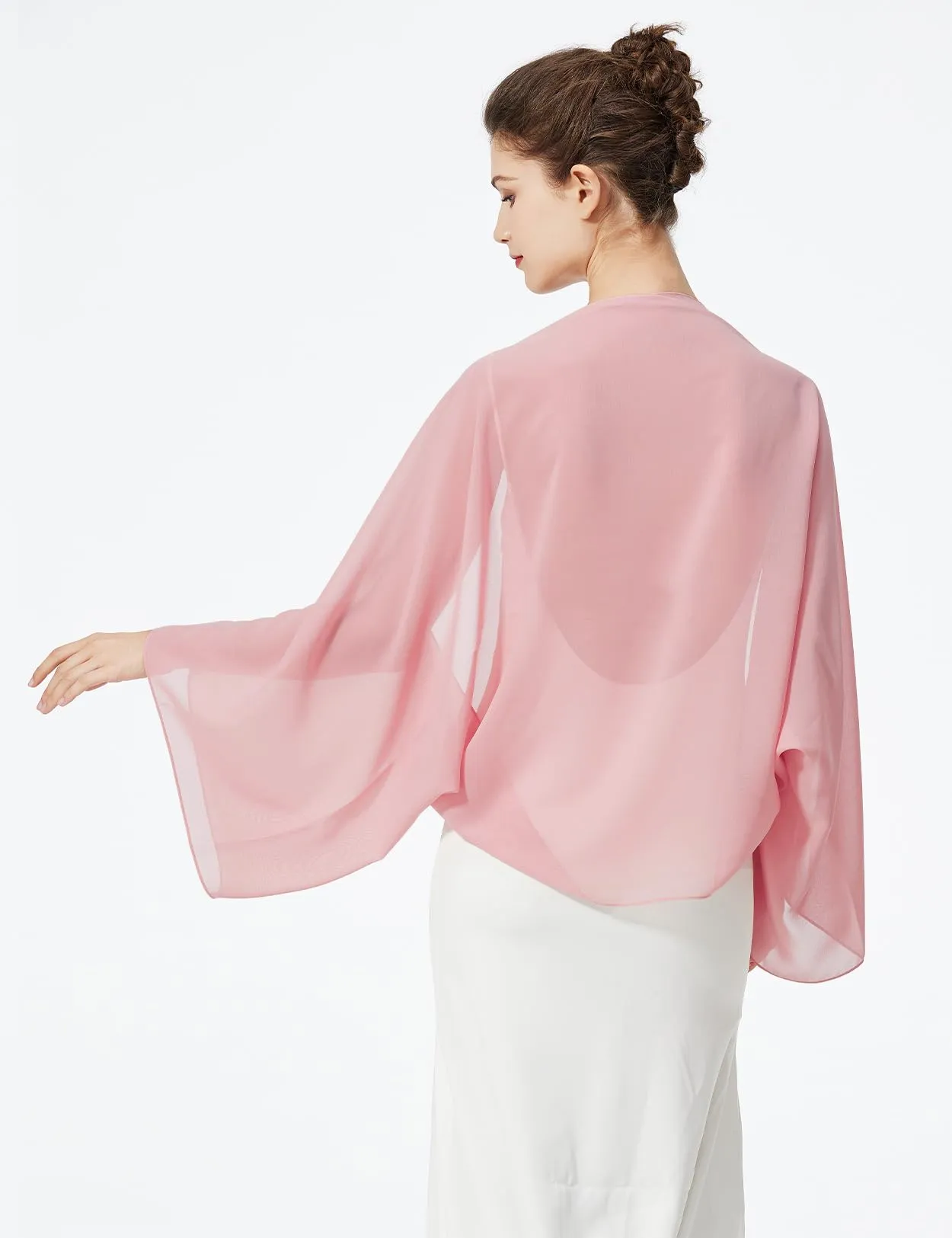 BEAUTELICATE Scialle Coprispalle in Chiffon per Donna - immagine 3