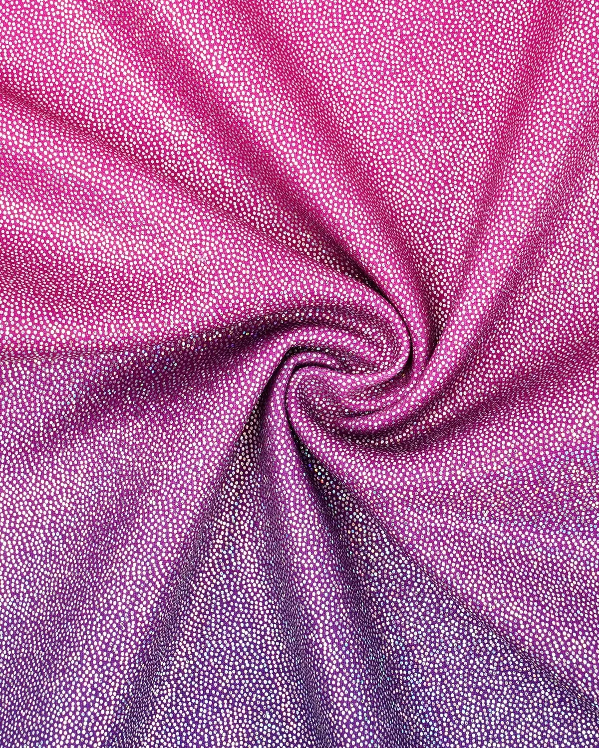 Gogokids Set da ginnastica 3 pezzi per ragazze, body senza maniche, pantaloncini e fascia, rosa viola - immagine 3