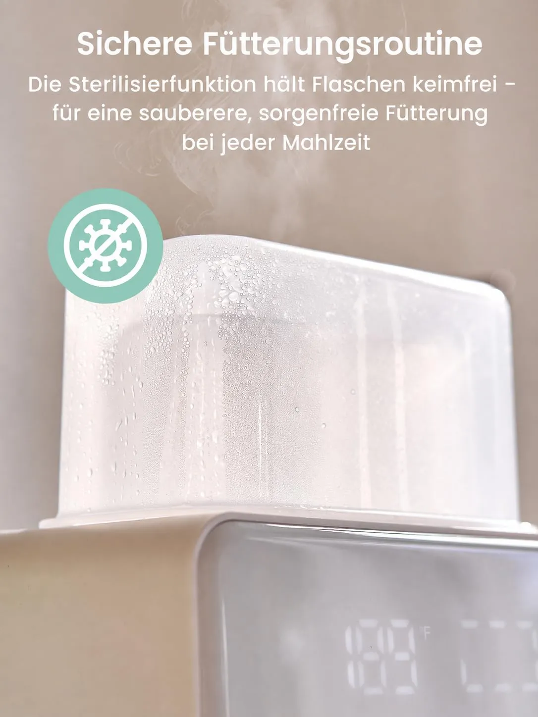 Grownsy Scaldabiberon Doppio 10 in 1 con Sterilizzatore - immagine 7