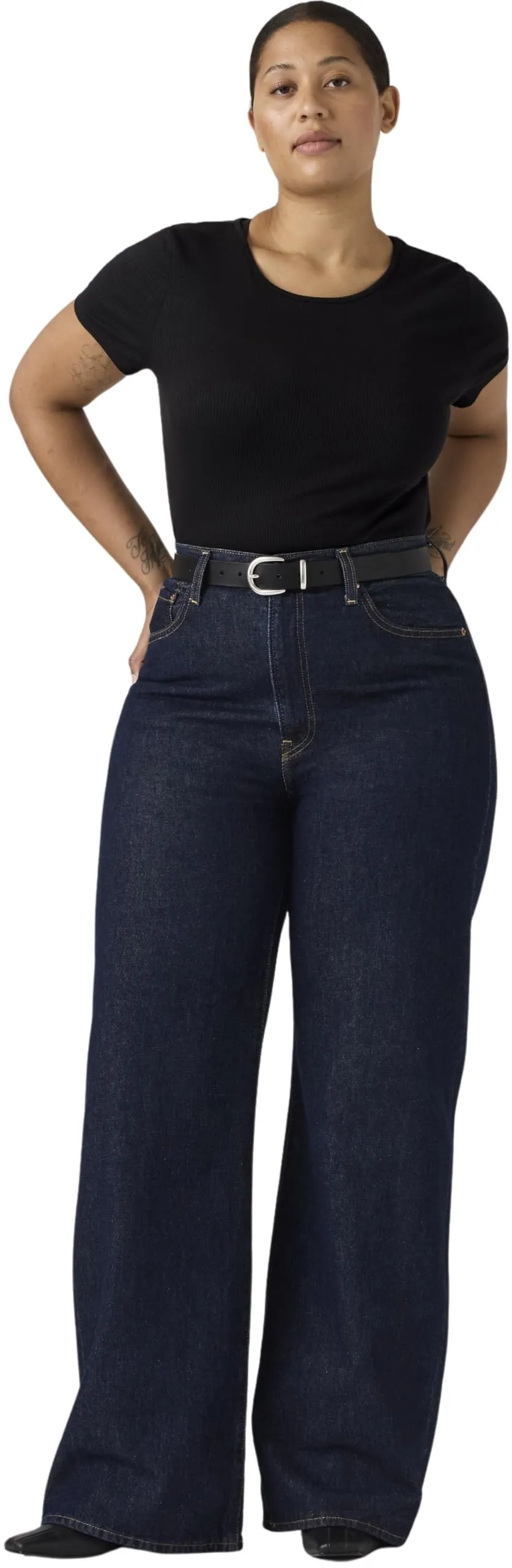 Levi's Ribcage Wide Leg Jeans, Shaded View, 30W x 30L - immagine 5