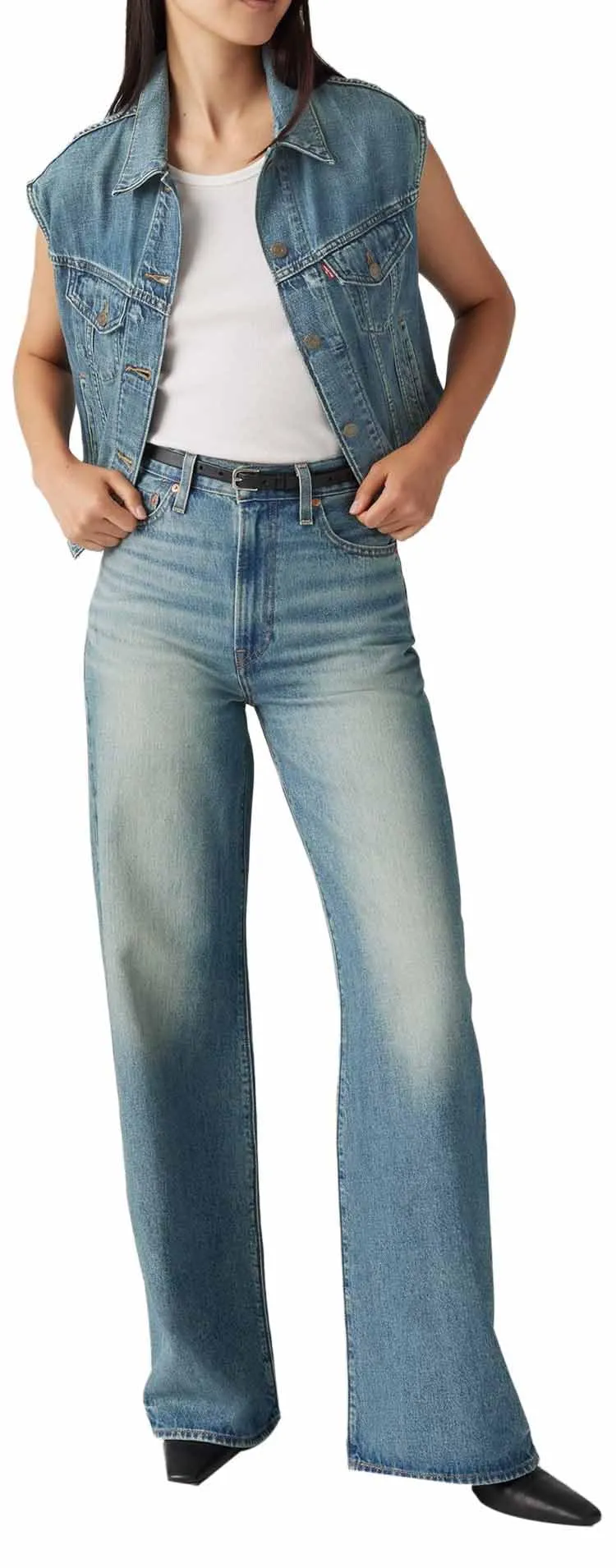 Levi's Ribcage Wide Leg Jeans, Tint Story, 27W x 30L - immagine 5