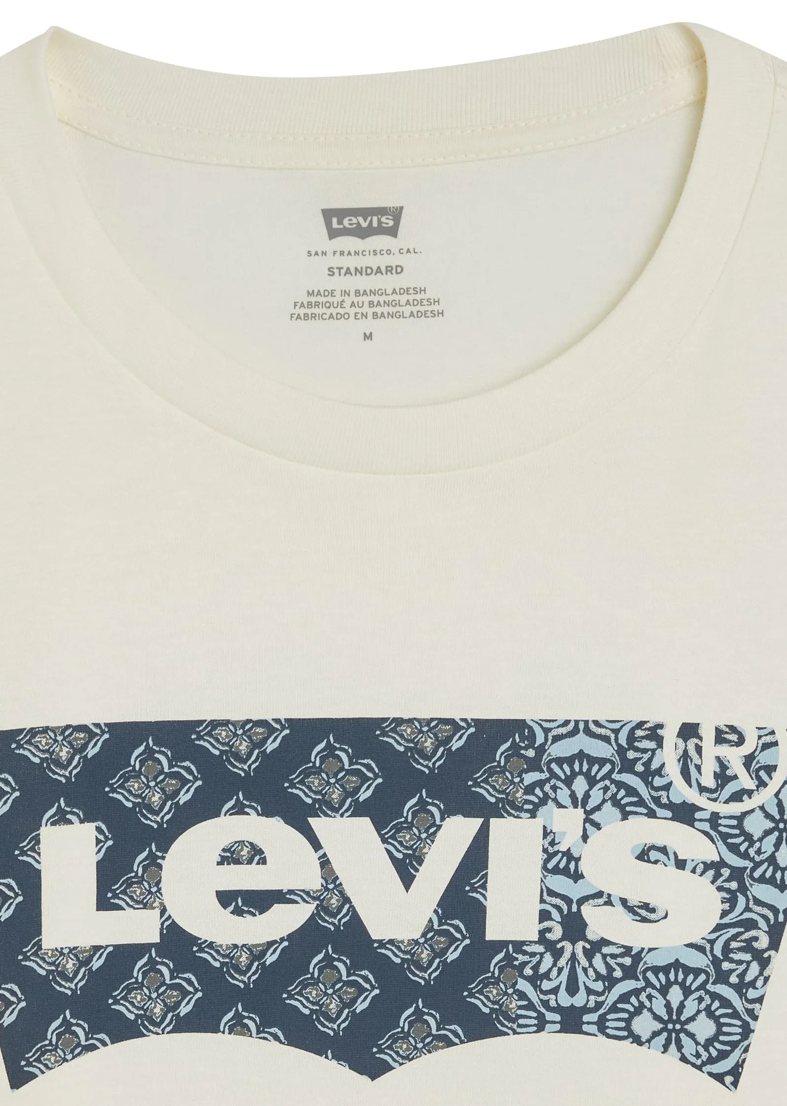 Levi's Graphic Crewneck Tee Batwing Bandana Fill, XS - immagine 5