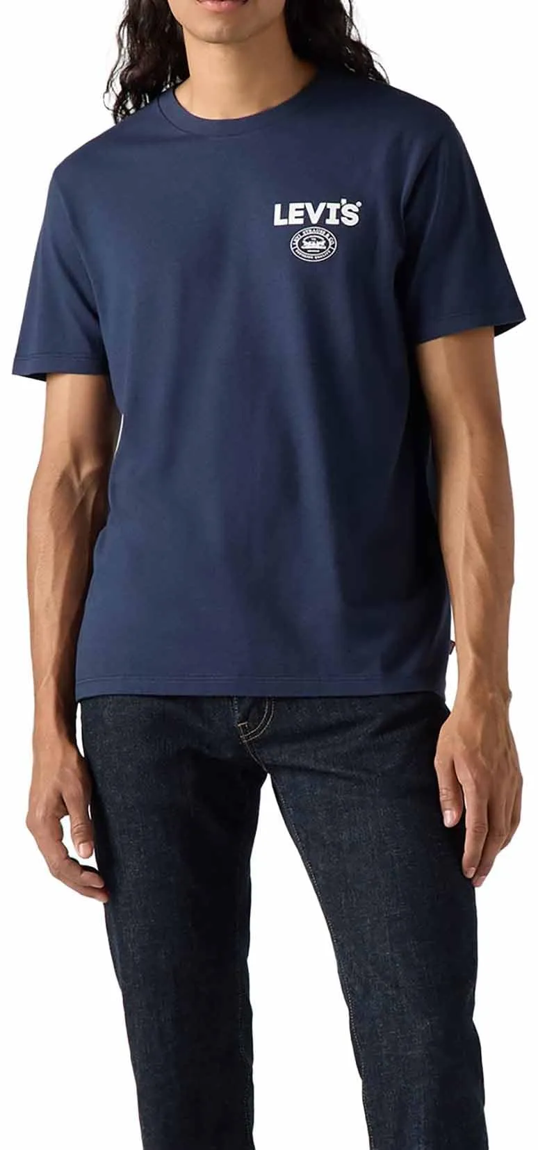 Levi's Coolmax Ssnl HL Logo Graphic Crewneck T-Shirt, M - immagine 1