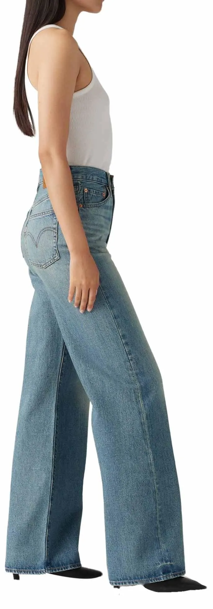 Levi's Ribcage Wide Leg Jeans, Tint Story, 24W x 30L - immagine 7