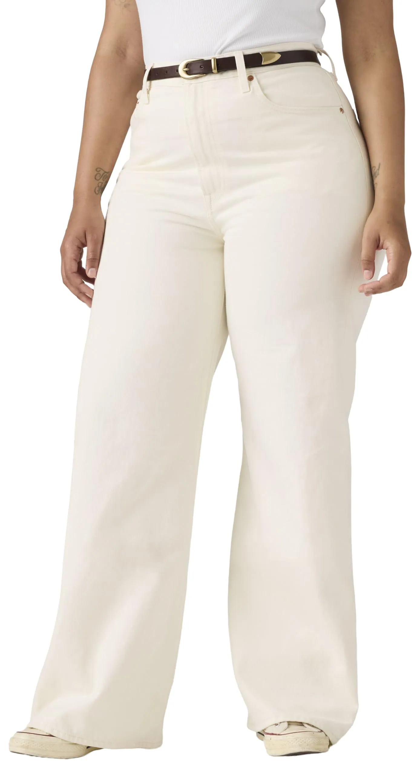 Levi's Ribcage Wide Leg Jeans, Barely Freezing, 28W x 34L - immagine 9