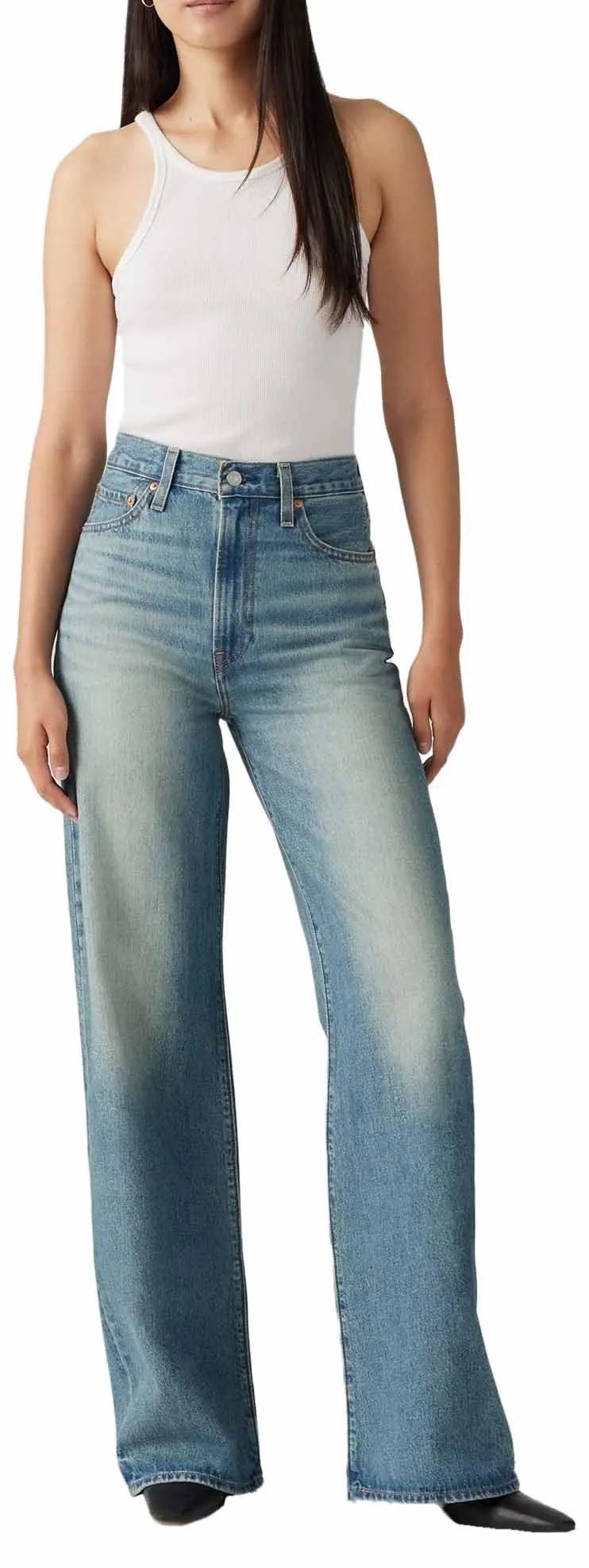 Levi's Ribcage Wide Leg Jeans, Tint Story, 32W x 30L - immagine 1