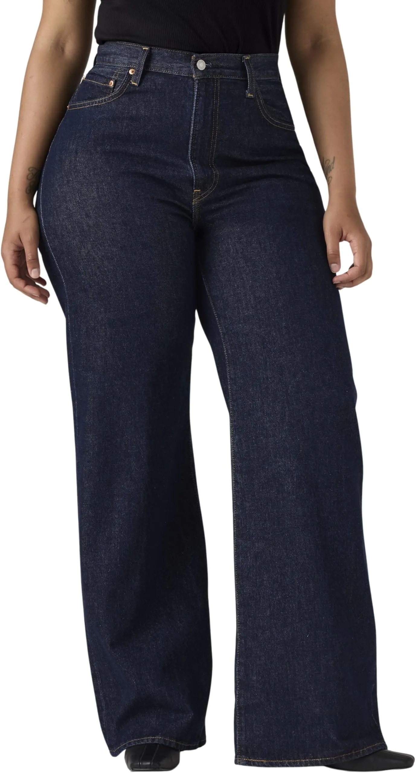 Levi's Ribcage Wide Leg Jeans, Shaded View, 29W x 32L - immagine 4