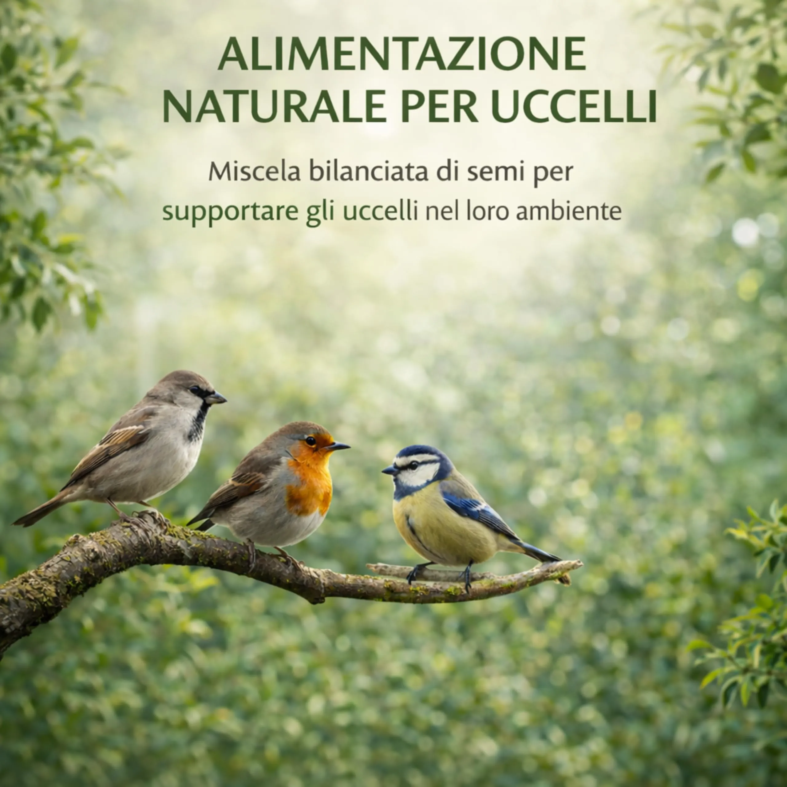 AGRI-CULTURA Mangime Uccelli Selvatici Miscela Semi e Granaglie Naturali, 3,4 kg - immagine 2
