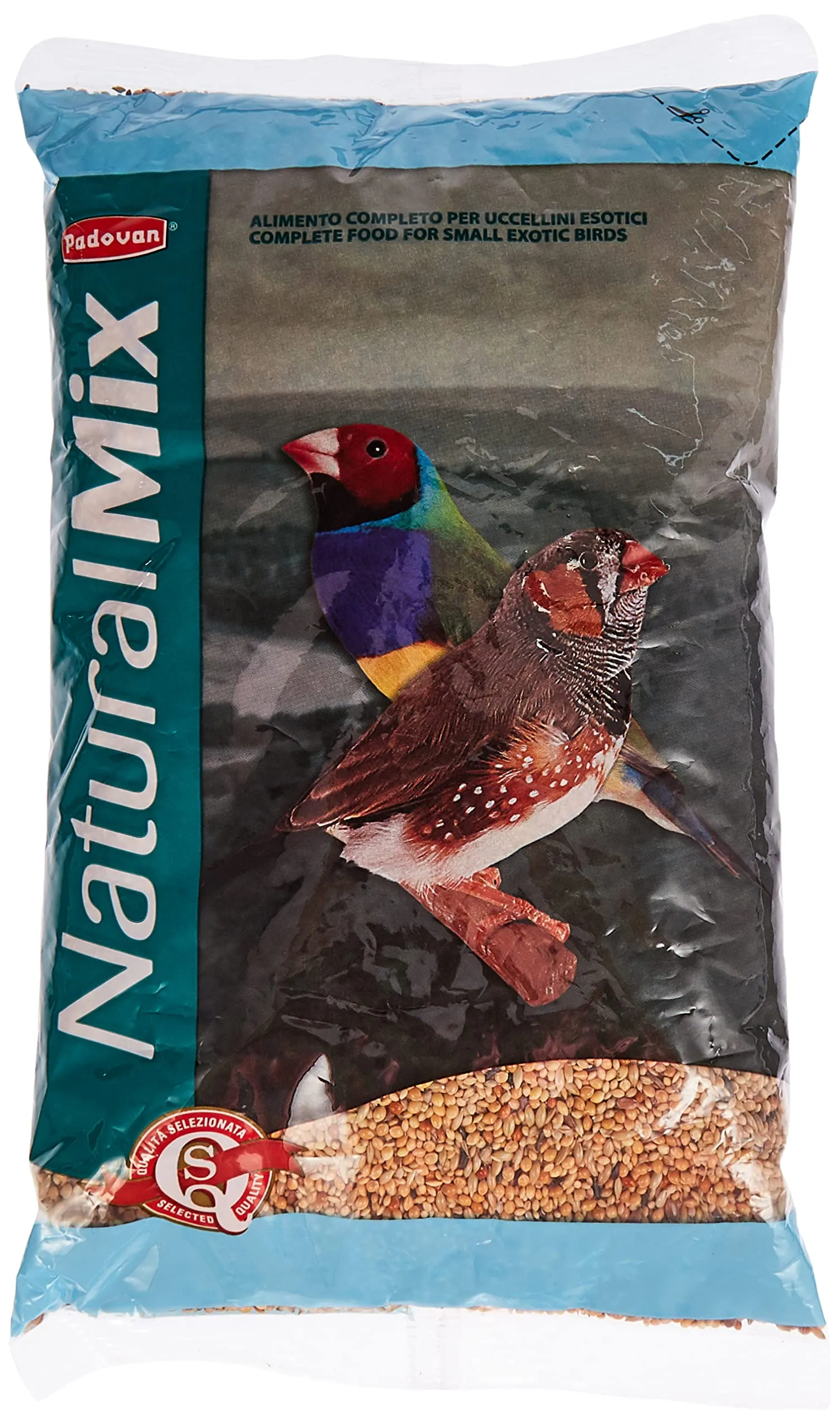 Padovan Naturalmix Esotici Alimento Completo per Uccelli Esotici, 1 kg - immagine 1