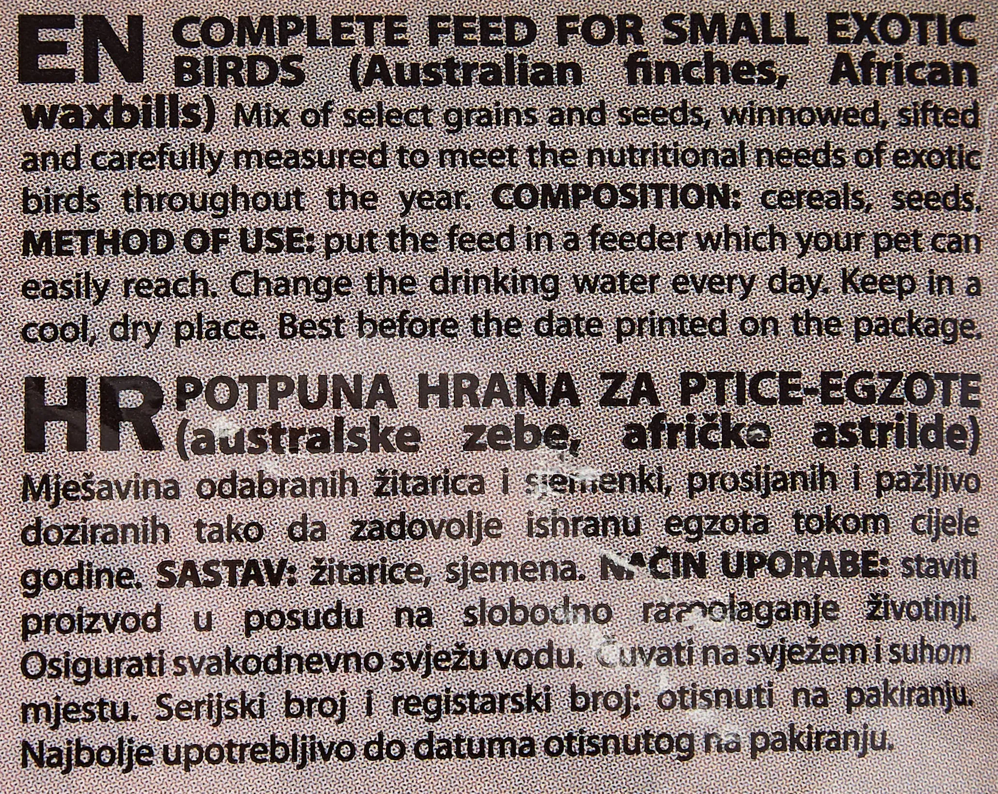 Padovan Naturalmix Esotici Alimento Completo per Uccelli Esotici, 1 kg - immagine 3