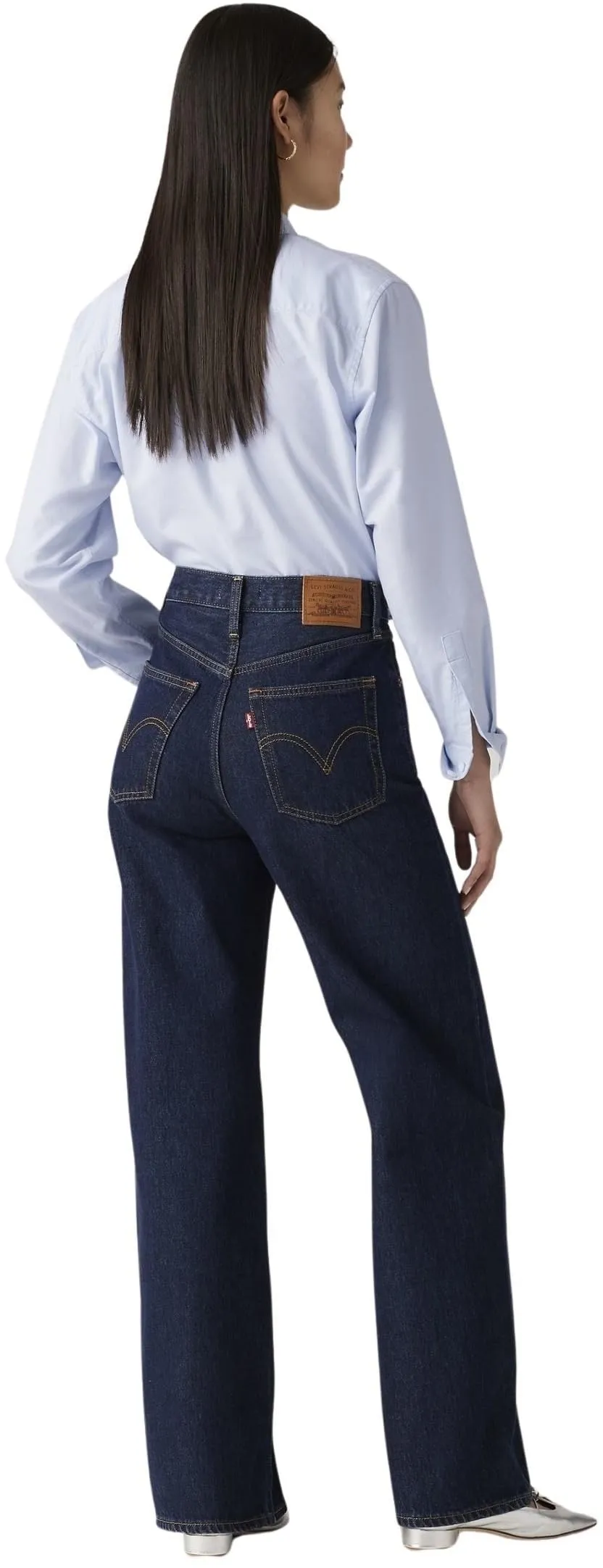 Levi's Ribcage Wide Leg Jeans, Shaded View, 33W x 32L - immagine 2
