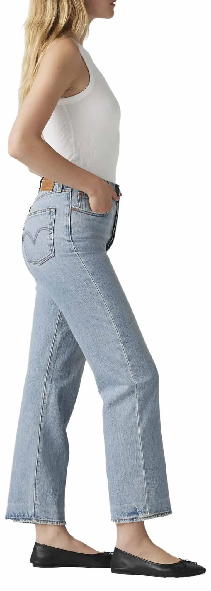 Levi's Ribcage Straight Ankle Jeans, Let's Share, 24W / 29L - immagine 2