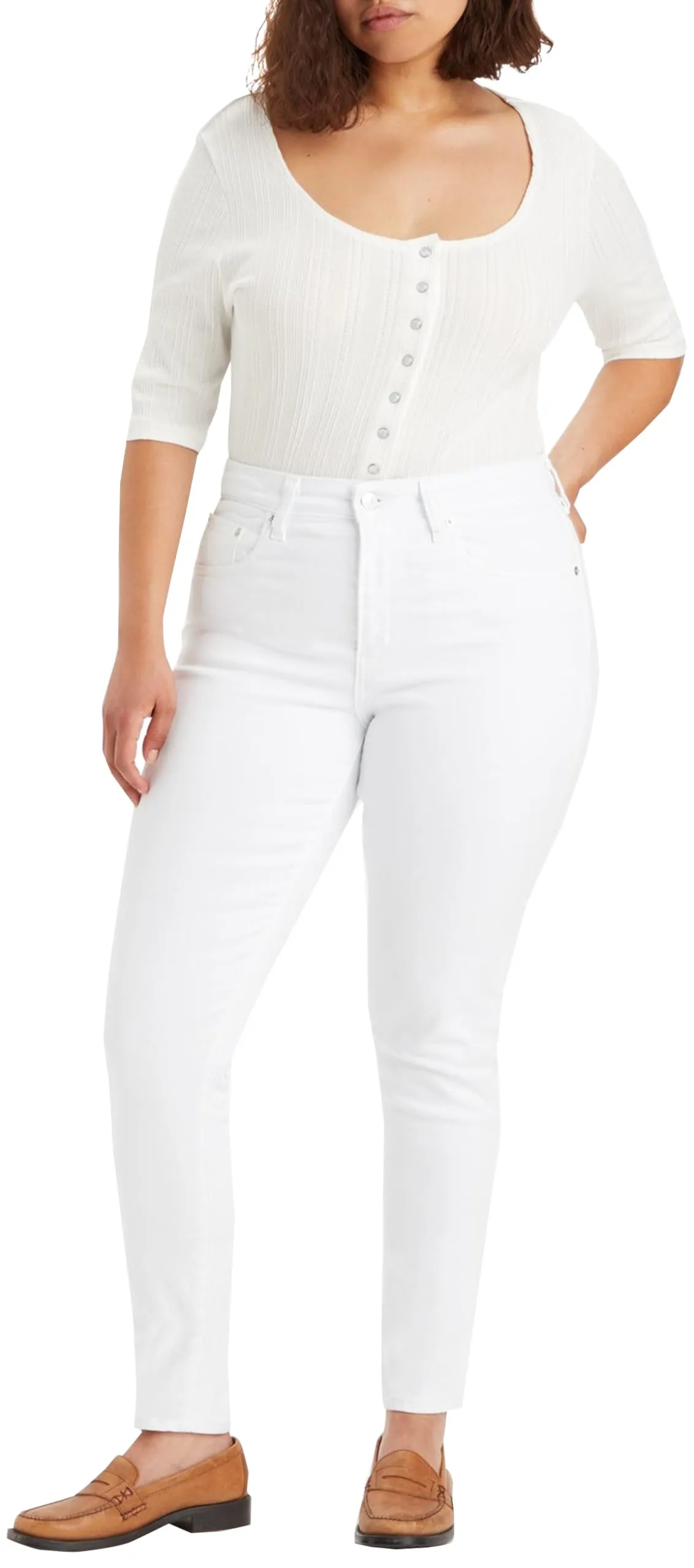 Levi's 721 High Rise Skinny Jeans Donna, Western White, 28W / 28L - immagine 6