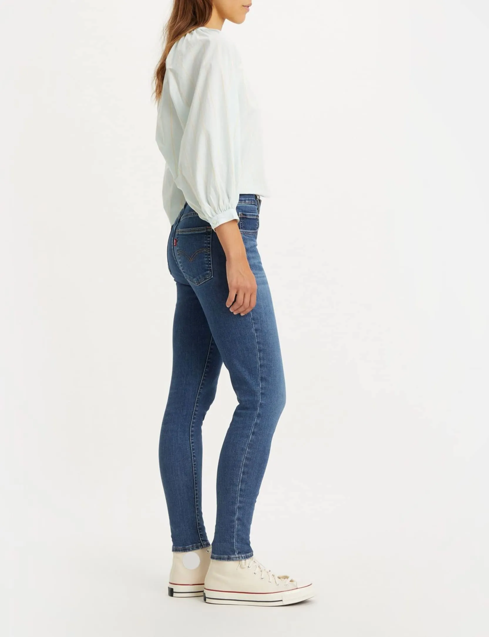 Levi's 721 High Rise Skinny Jeans Donna, Blue Wave Mid, 24W / 32L - immagine 3