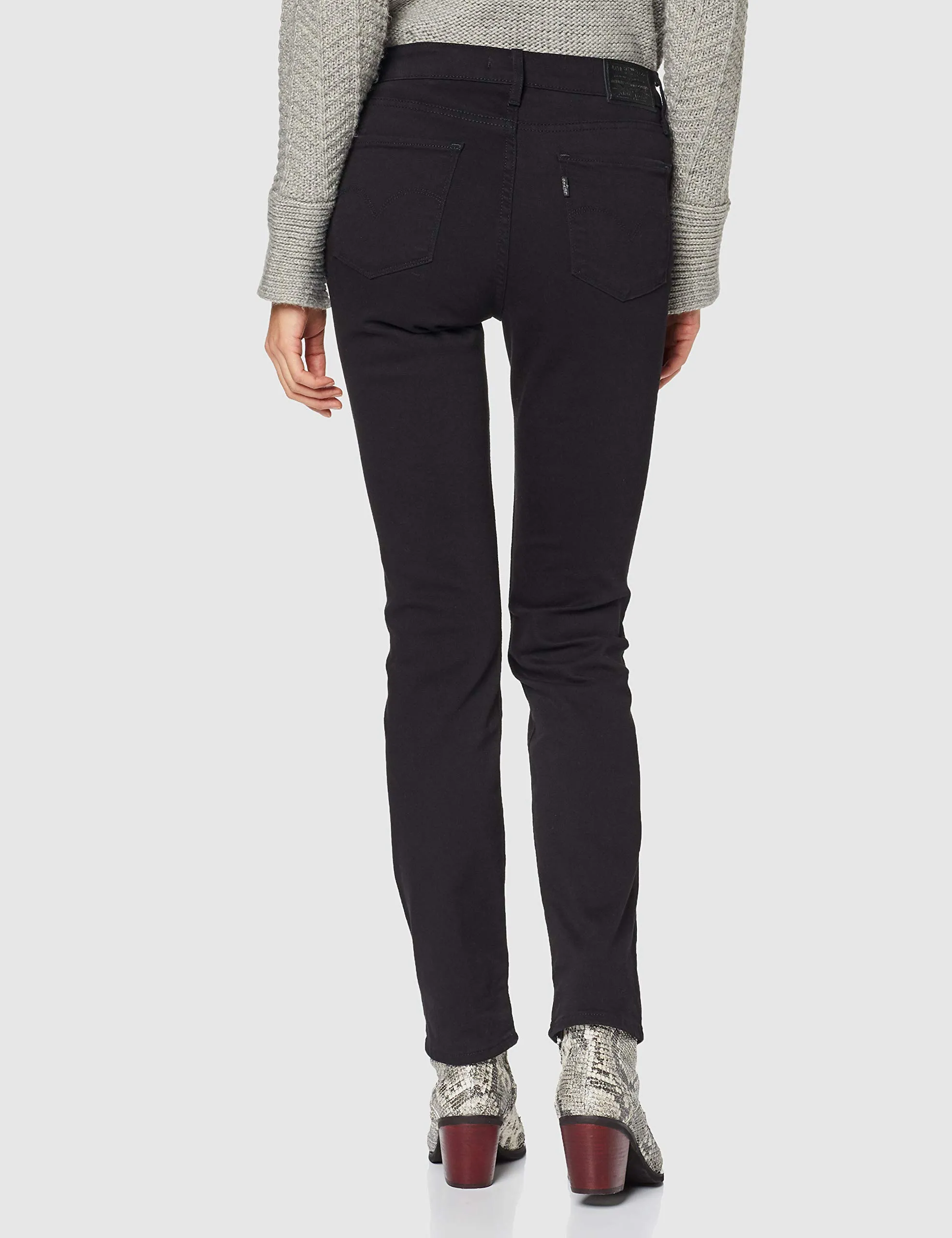 Levi's 724 High Rise Straight Jeans Donna, Nero (Black Sheep), 32W / 30L - immagine 6