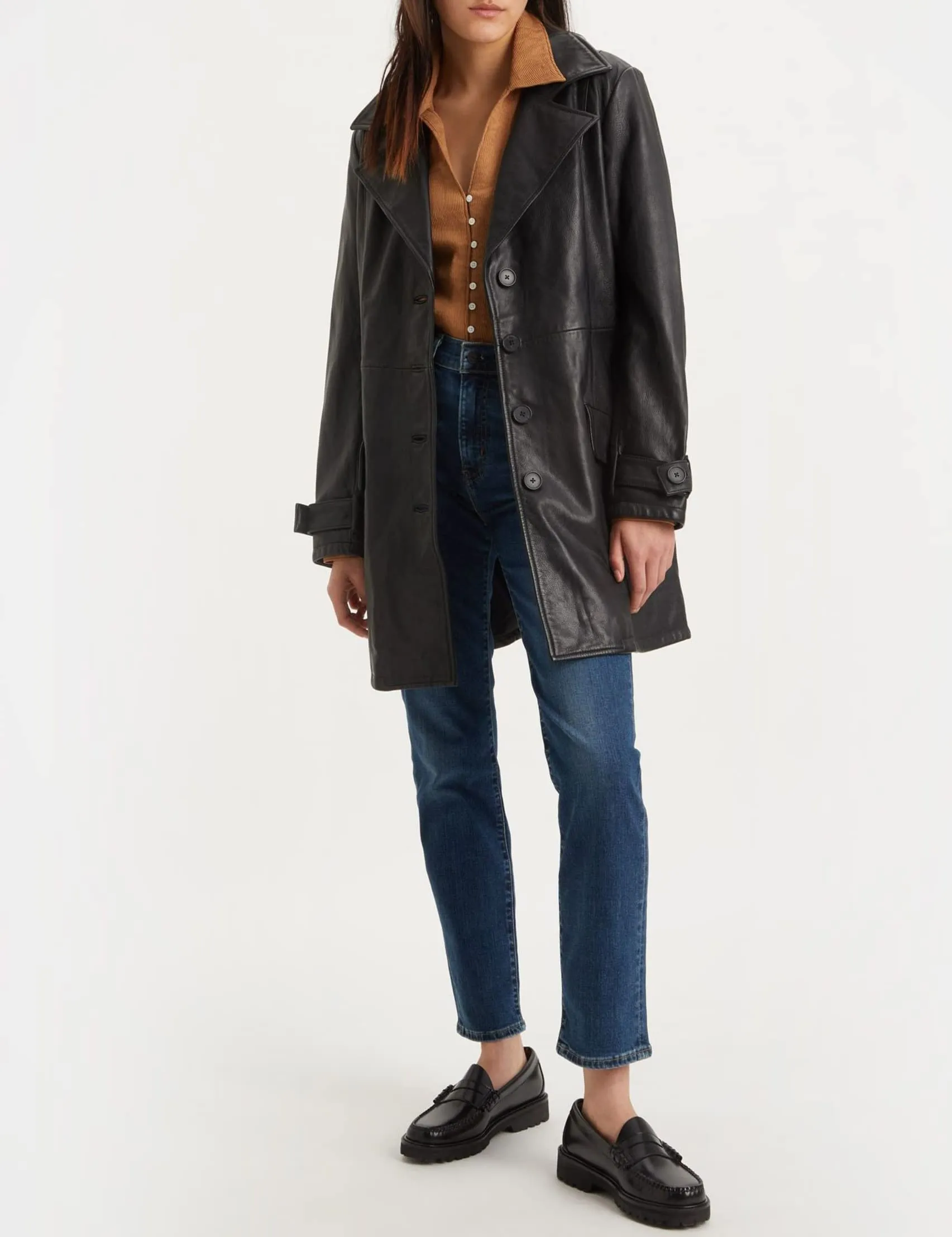 Levi's 724 High Rise Straight Jeans Donna, Blu (Blue Wave Dark), 30W / 34L - immagine 5