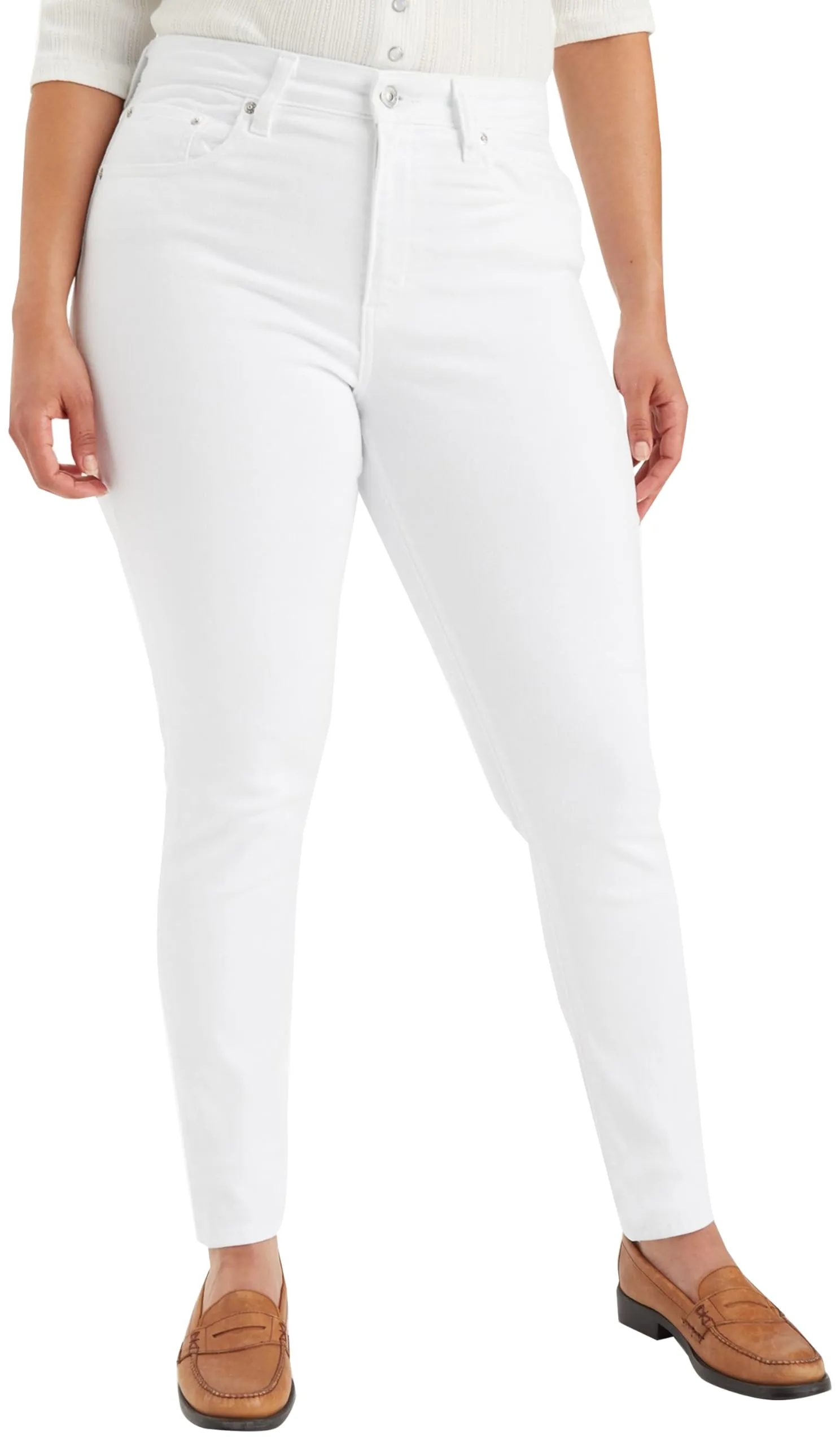 Levi's 721 High Rise Skinny Jeans Donna, Western White, 25W / 32L - immagine 5