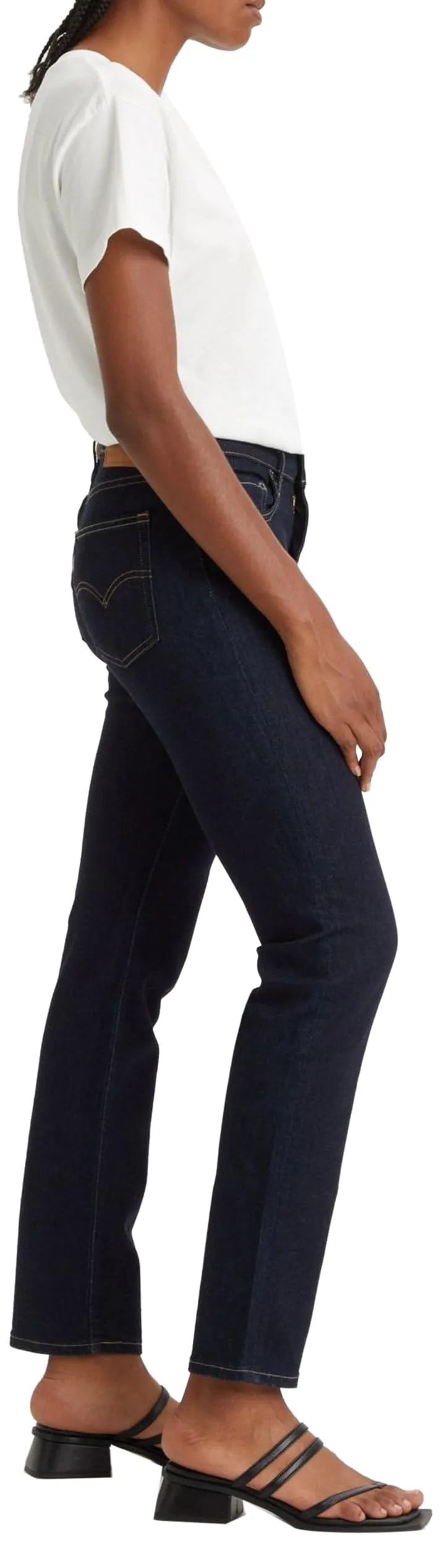 Levi's 724 High Rise Straight Jeans Donna - Blue Wave Rinse, 28W / 32L - immagine 4