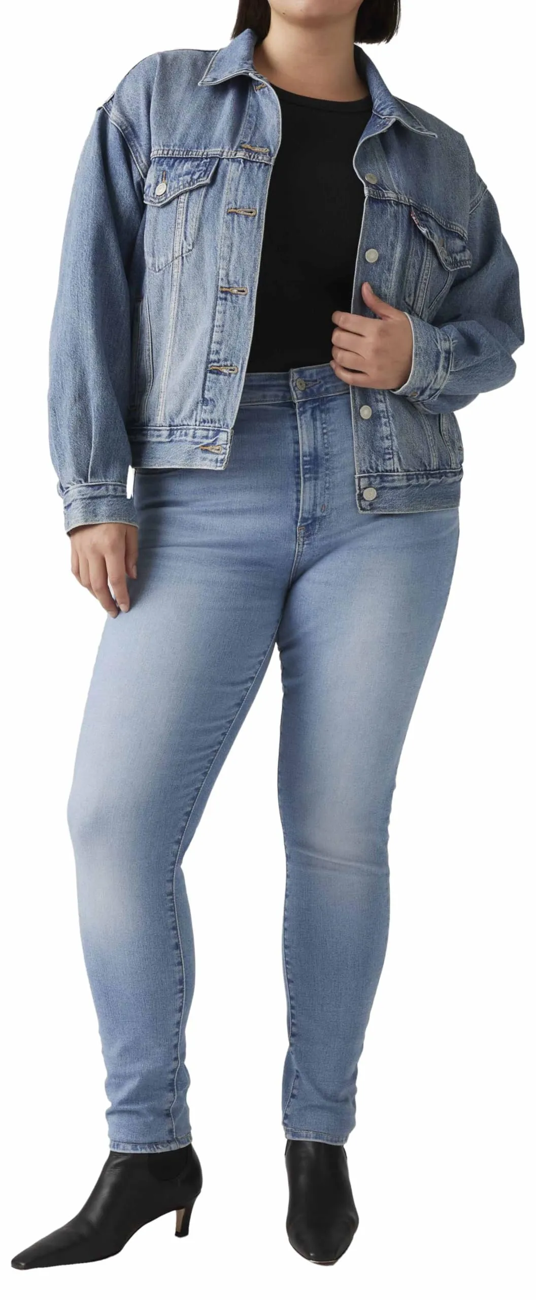 Levi's 721 High Rise Skinny Jeans Donna, Blue Wave Light, 30W / 28L - immagine 9