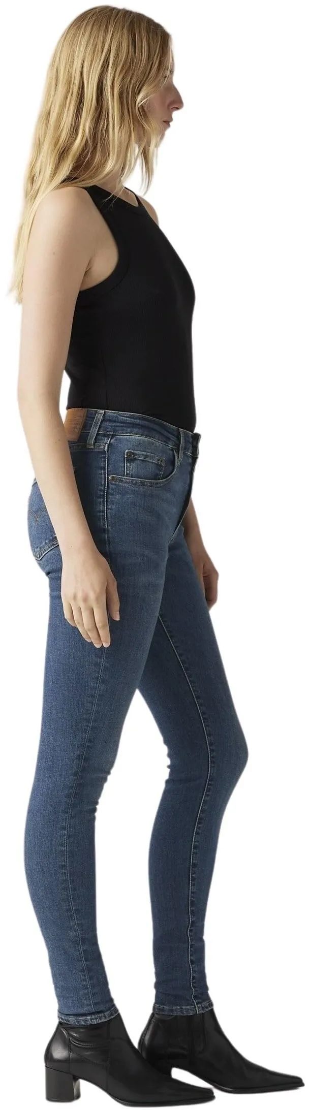 Levi's 721 High Rise Skinny Jeans Donna, Blue Wave Dark, 28W / 30L - immagine 2