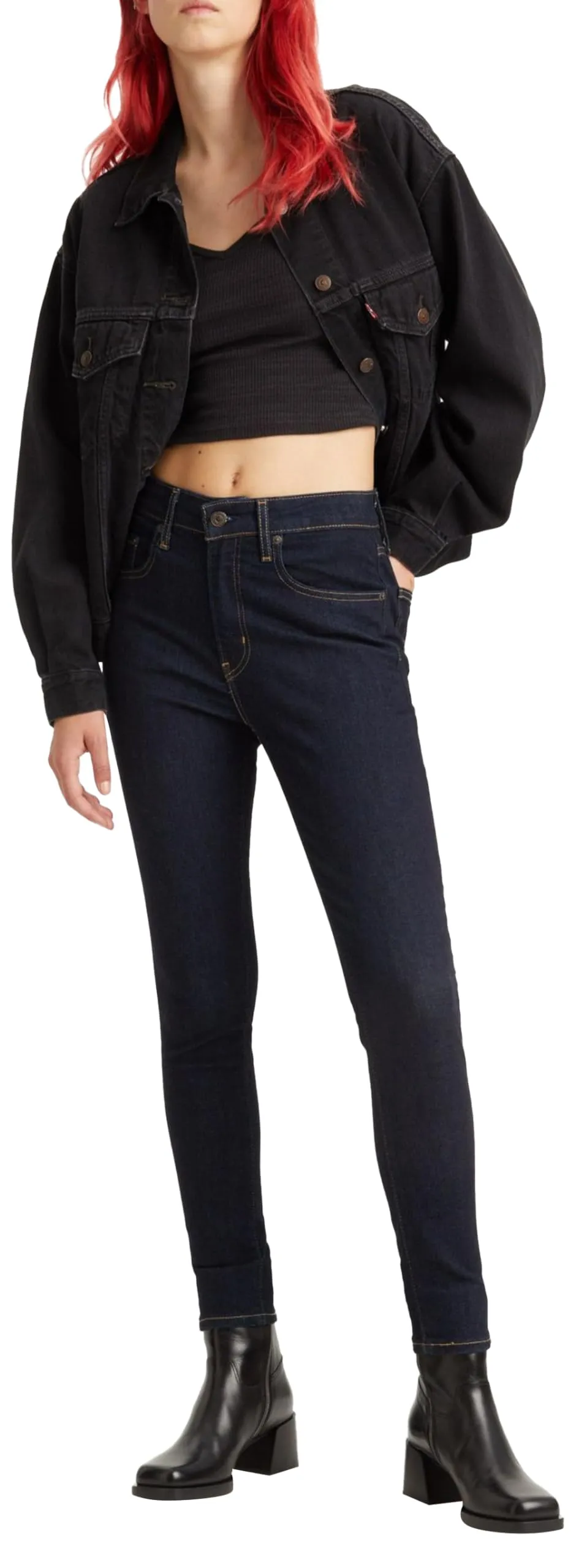 Levi's 721 High Rise Skinny Jeans Donna, Blue Wave Rinse, 26W / 32L - immagine 9