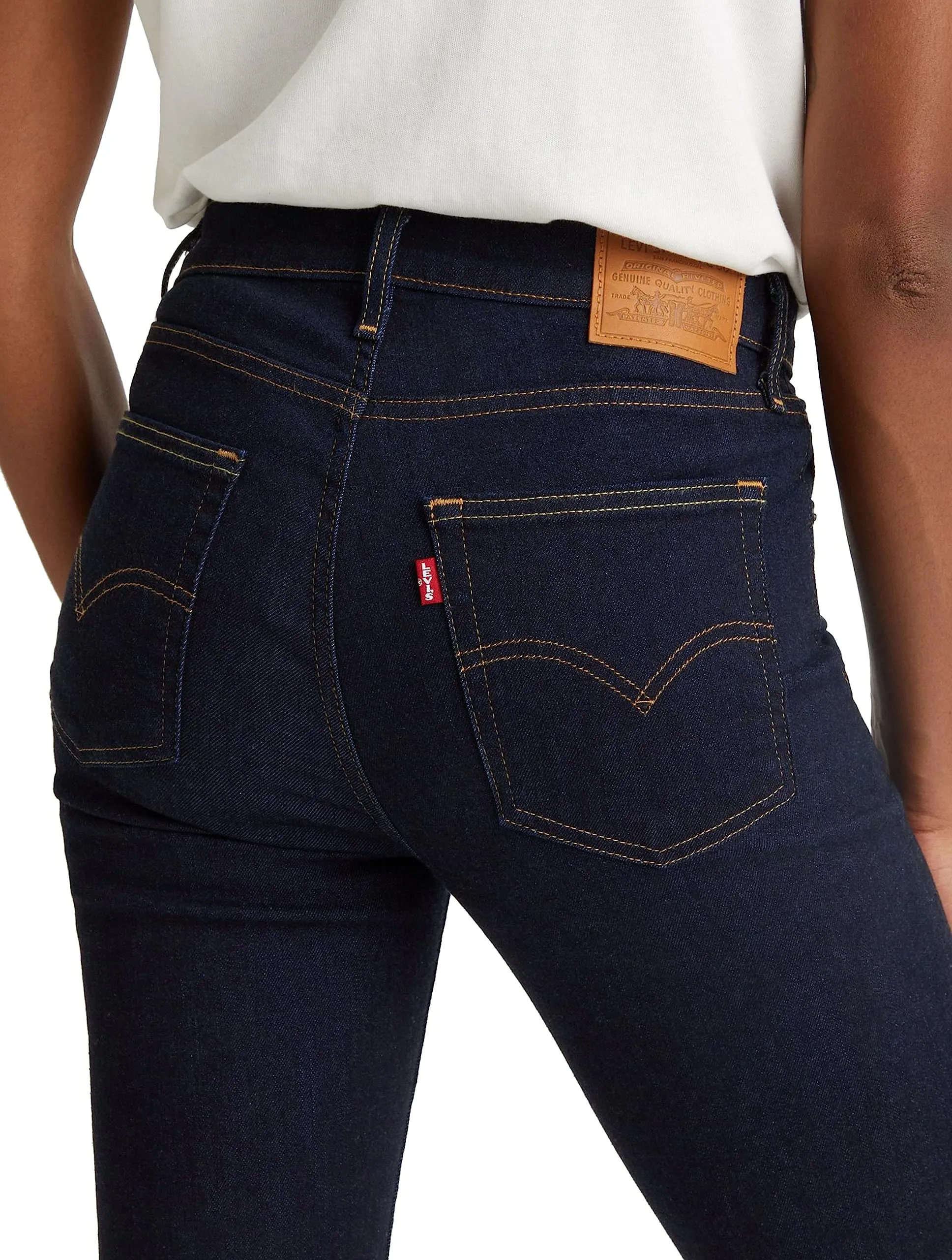 Levi's 724 High Rise Straight Jeans Donna, Blue Wave Rinse, 28W / 28L - immagine 3