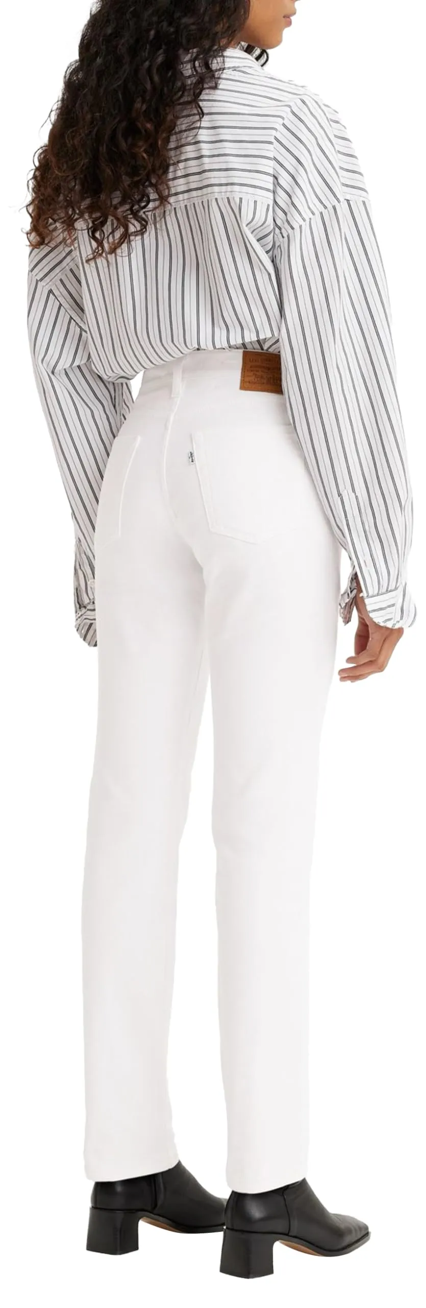 Levi's 724 High Rise Straight Jeans, Western White, 28W / 32L - immagine 7