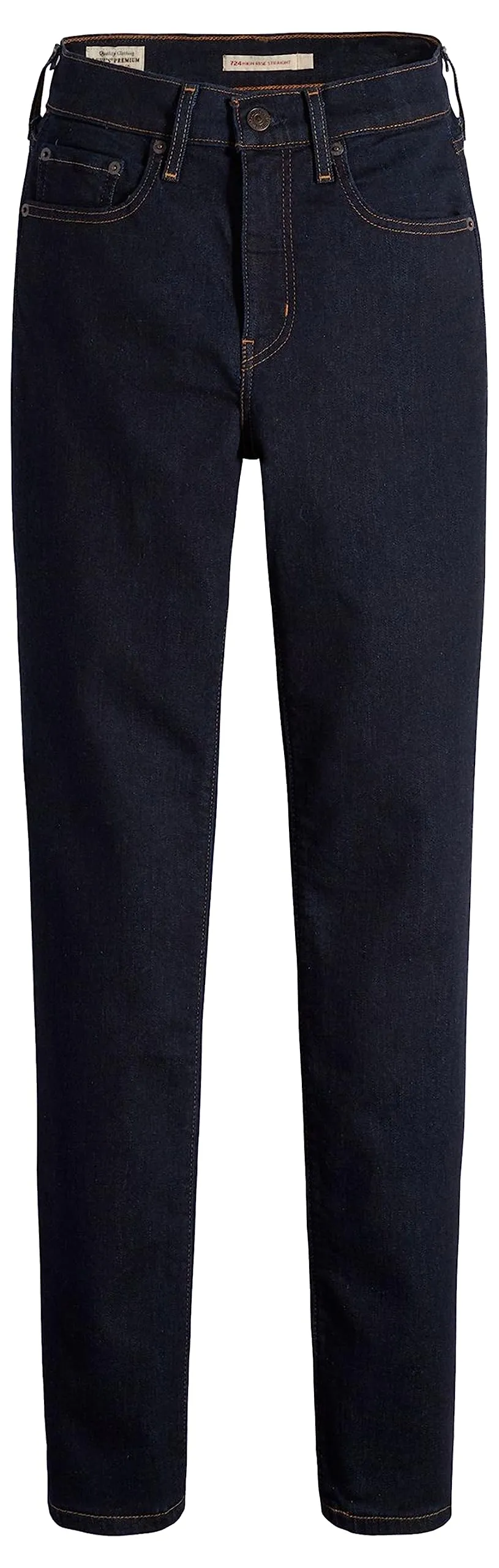 Levi's 724 High Rise Straight Jeans Donna, Blue Wave Rinse, 34W / 32L - immagine 6