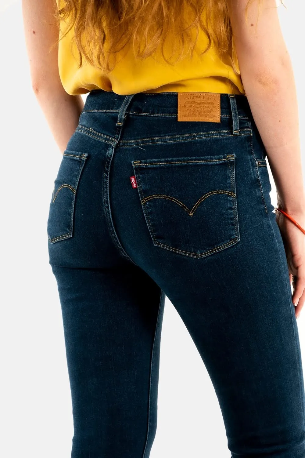 Levi's 724 High Rise Straight Jeans Donna, Blu Bogota Sass, 25W / 30L - immagine 3