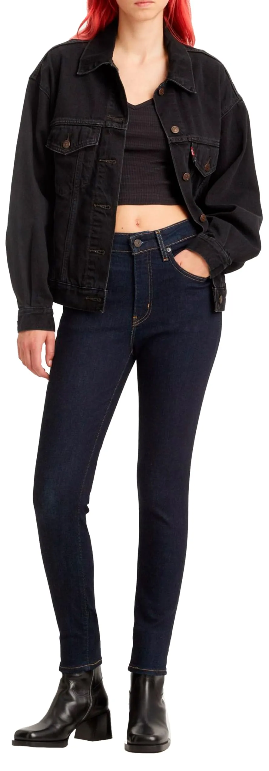 Levi's 721 High Rise Skinny Jeans Donna, Blue Wave Rinse, 29W / 30L - immagine 4