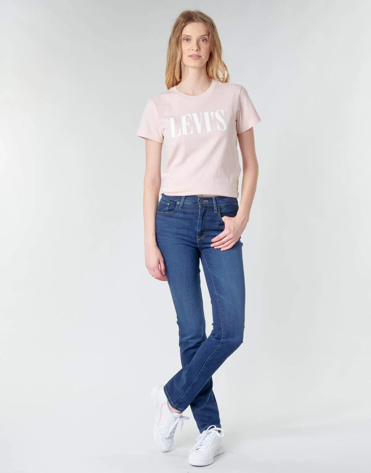 Levi's 724 High Rise Straight Jeans Donna, Bogota Calm, 26W / 32L - immagine 2