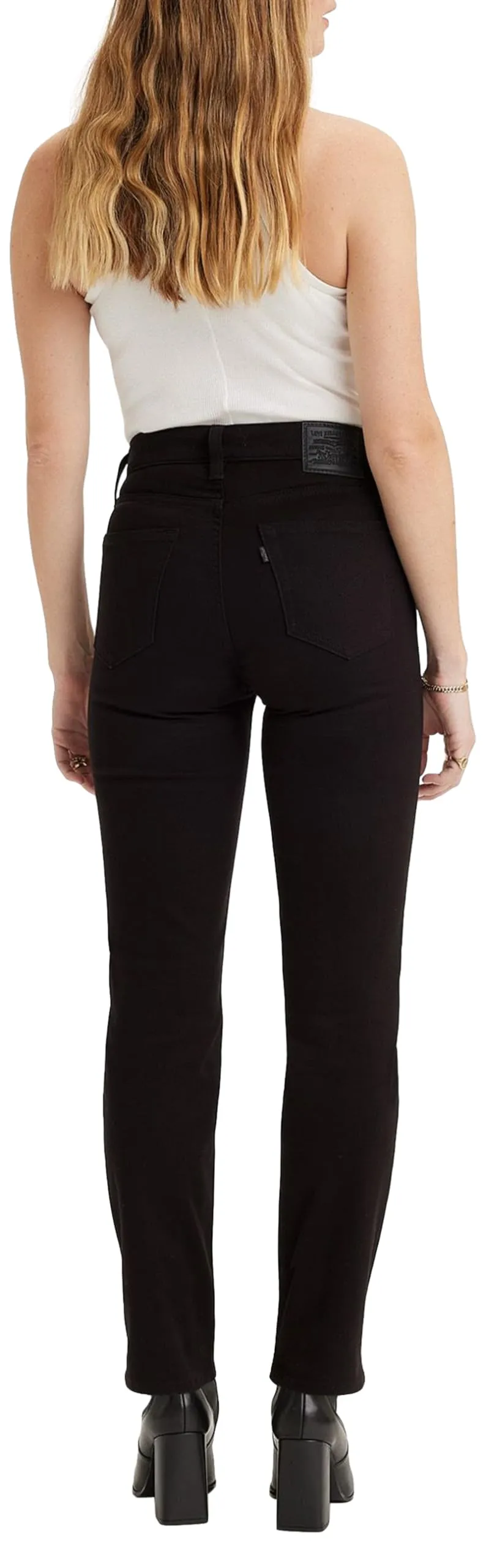Levi's 724 High Rise Straight Jeans, Night Is Black, 34W / 30L - immagine 4