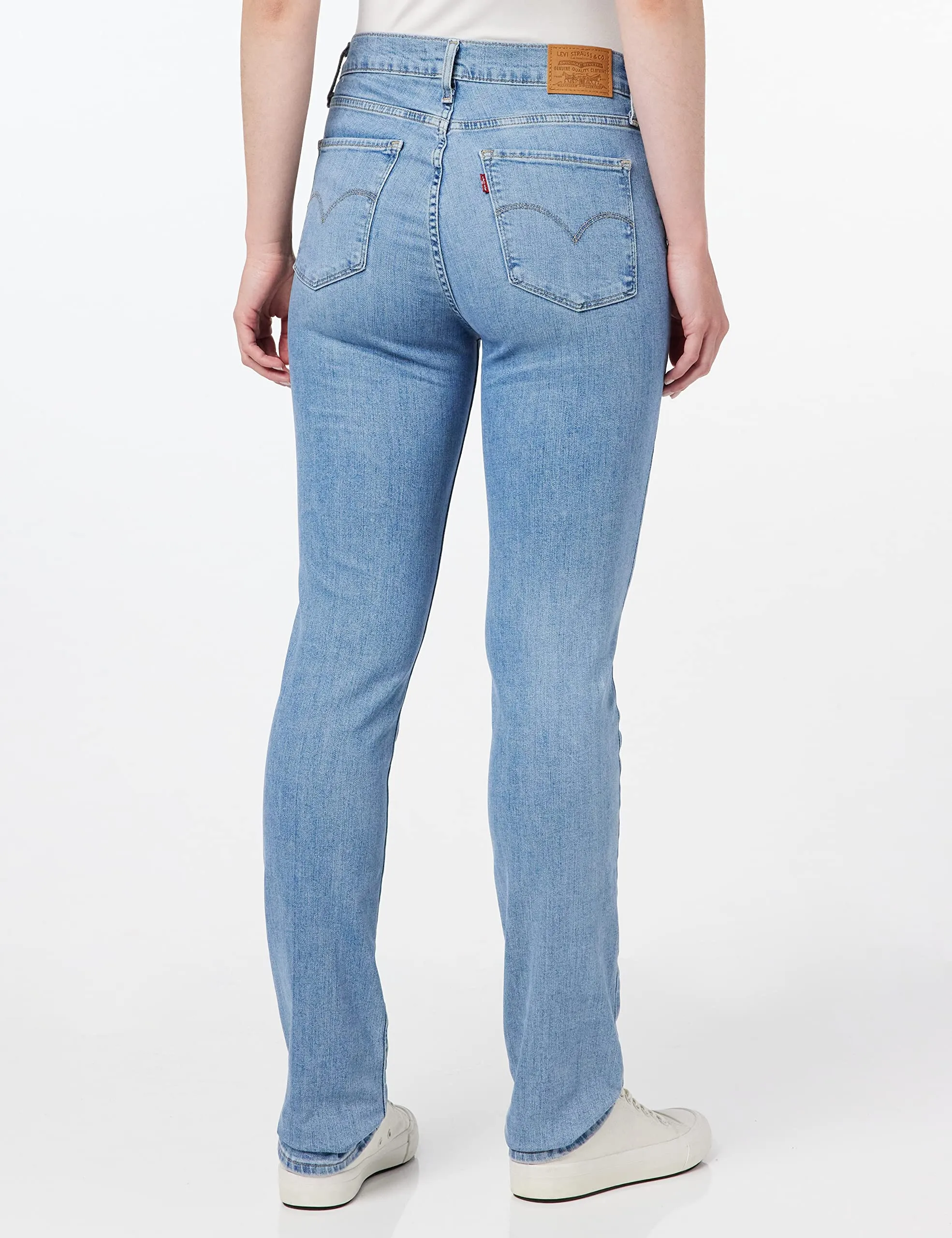 Levi's 724 High Rise Straight Jeans Donna - Light Indigo Worn In - 25W / 30L - immagine 2