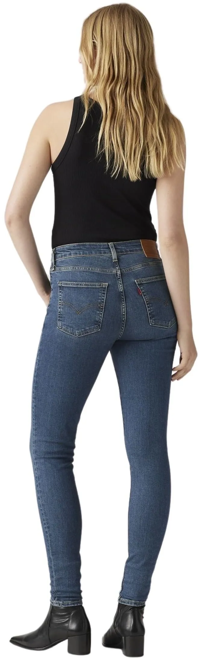 Levi's 721 High Rise Skinny Jeans Donna - Blue Wave Dark, 27W / 28L - immagine 3