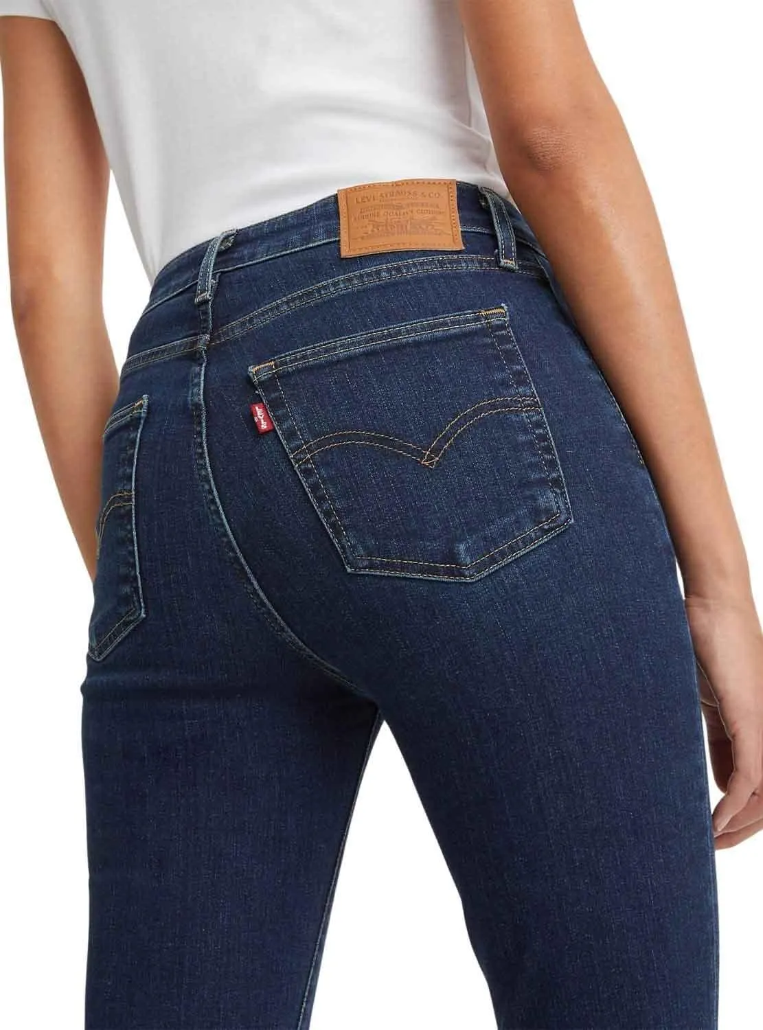 Levi's 721 High Rise Skinny Jeans Donna, Blue Swell, 23W / 30L - immagine 3
