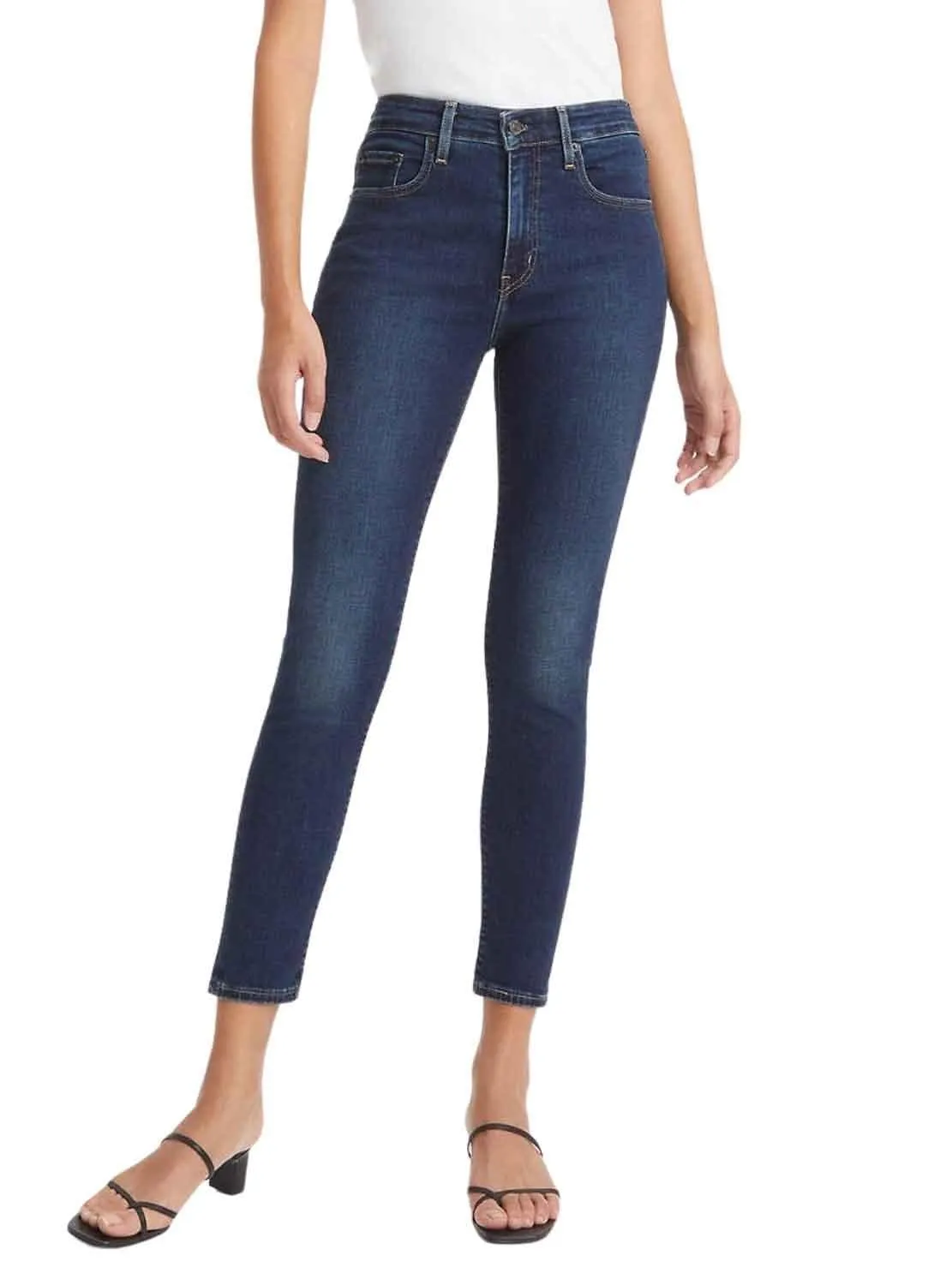 Levi's 721 High Rise Skinny Jeans Donna, Blue Swell, 23W / 30L - immagine 5